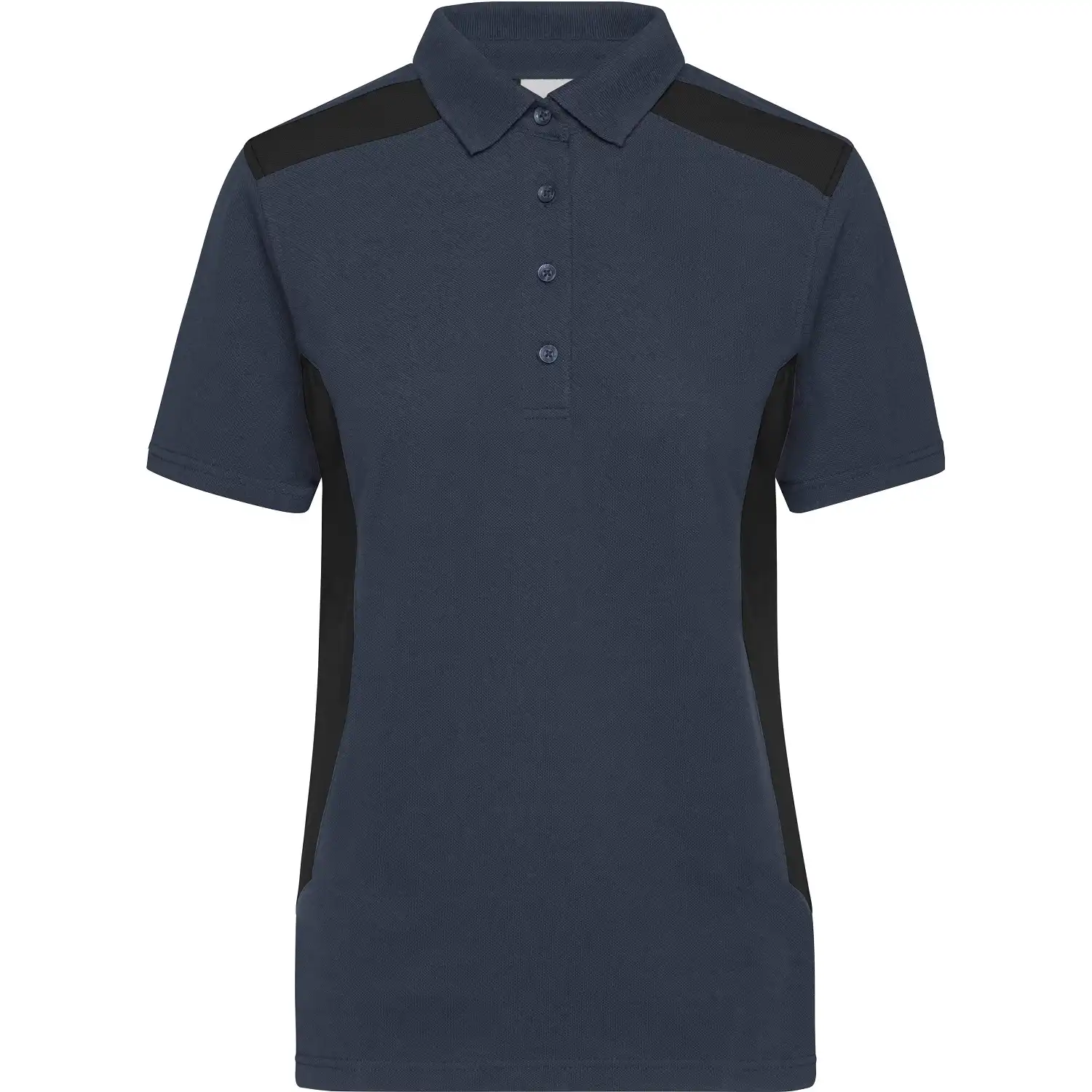 Damen Polo-Shirt "JN1825" in carbon/black, M - Bild 1