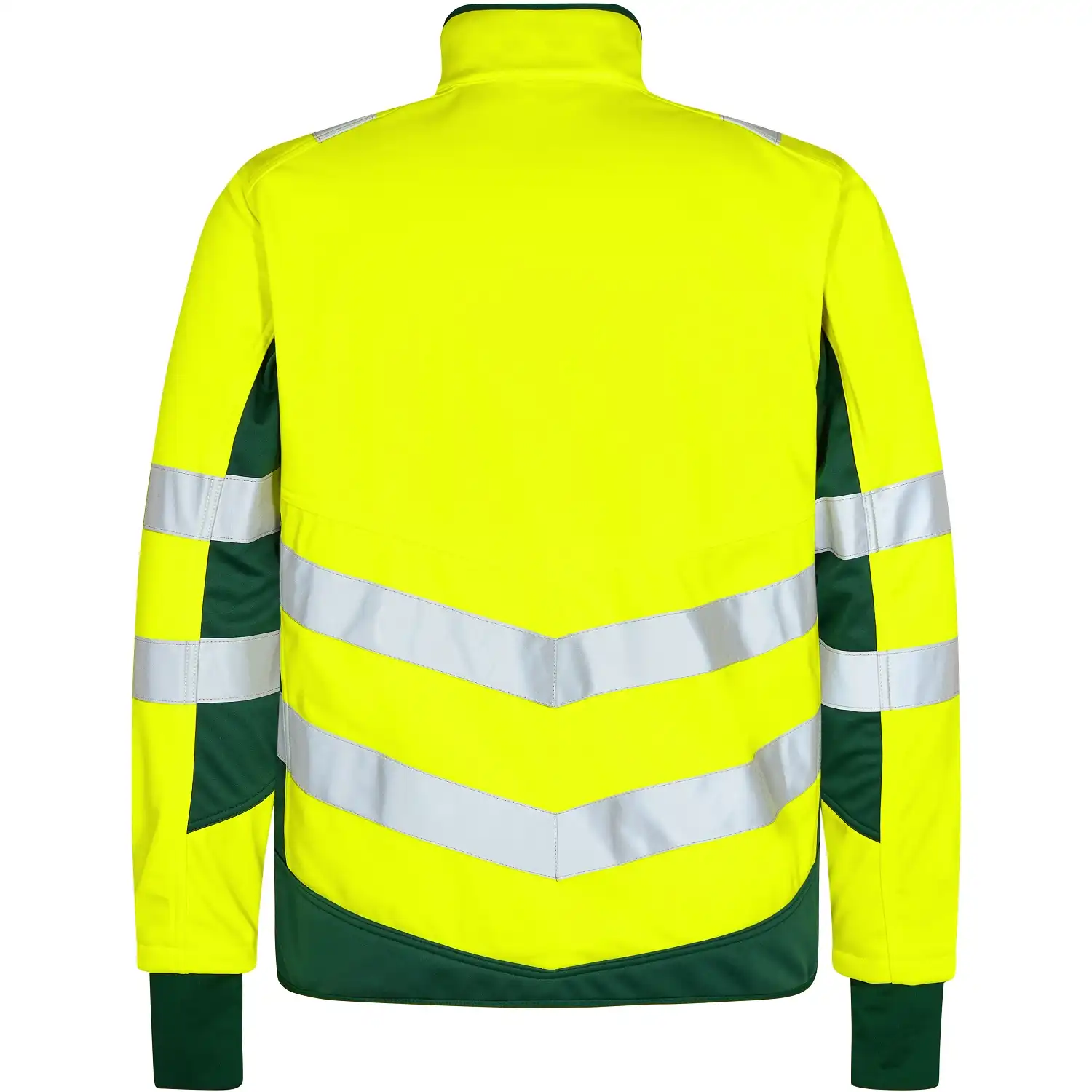 Warnschutz Softshell-Jacke "1158-237" Safety Kl. 2 in gelb/grün, XXL - Thumbnail 2