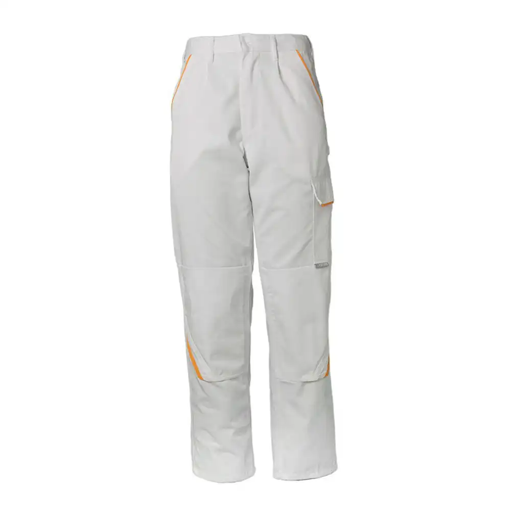 Bundhose "HIGHLINE" in weiß/weiß/gelb, 48 - Bild 1