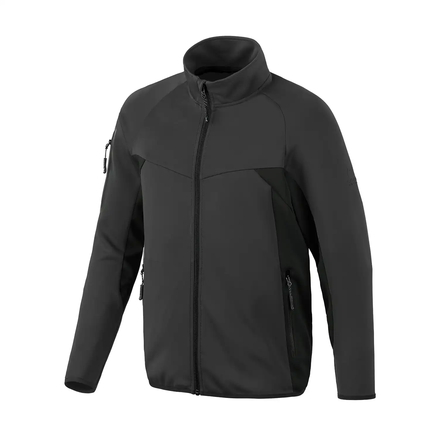 Stretch Bundjacke "ATHLETIQ" in anthrazit/schwarz, L - Thumbnail 3