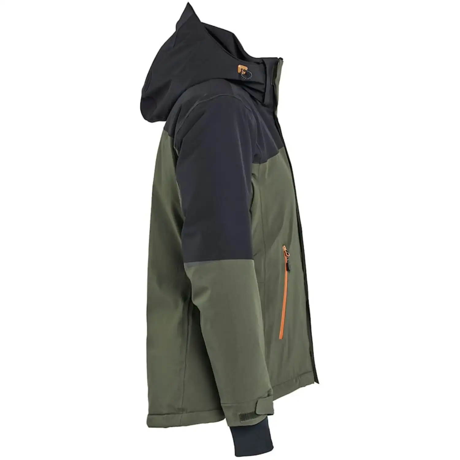 Damen Stretch Winterjacke "STRIKER" in XS, waldgrün/rost - Thumbnail 5