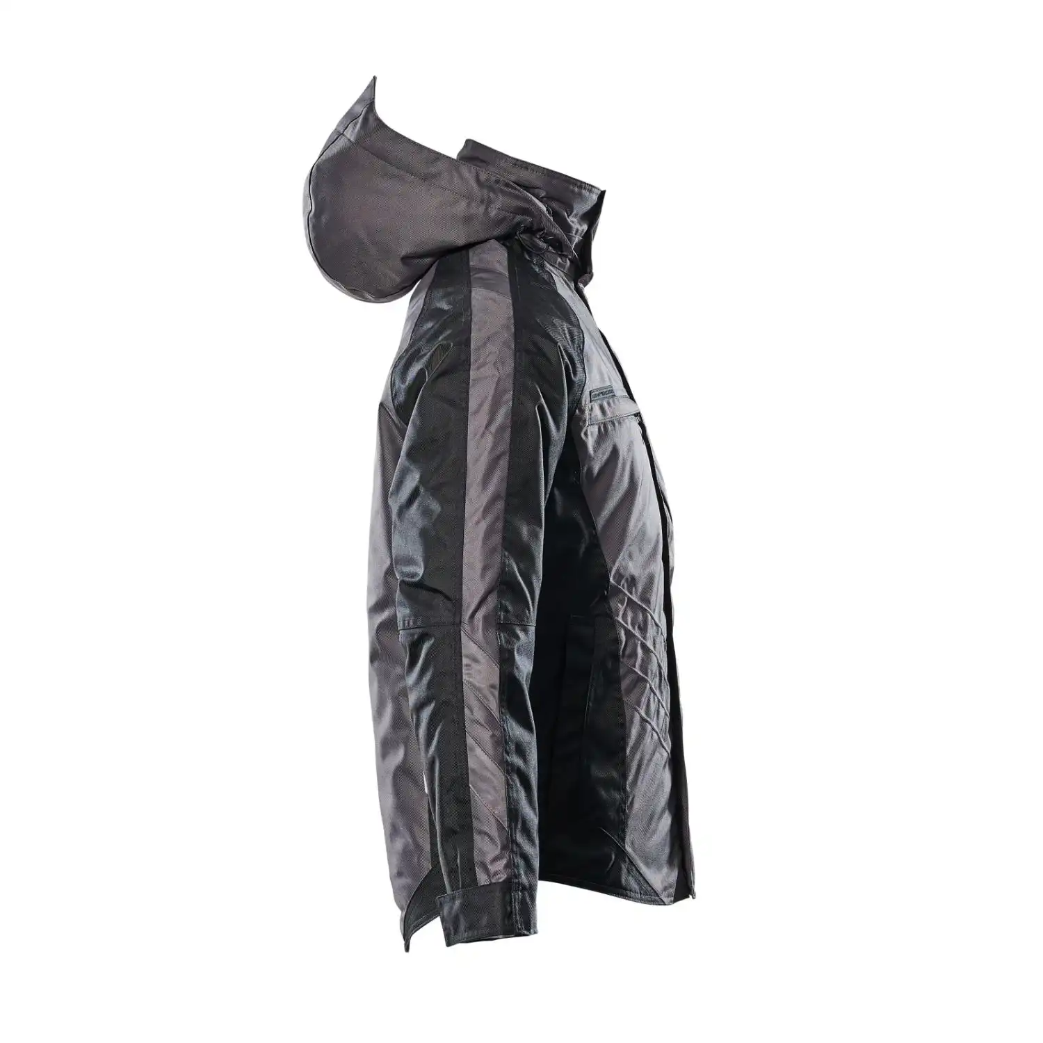 Pilotjacke "FRANKFURT" Unique mehrfarbig in anthrazit/schwarz, L - Thumbnail 4