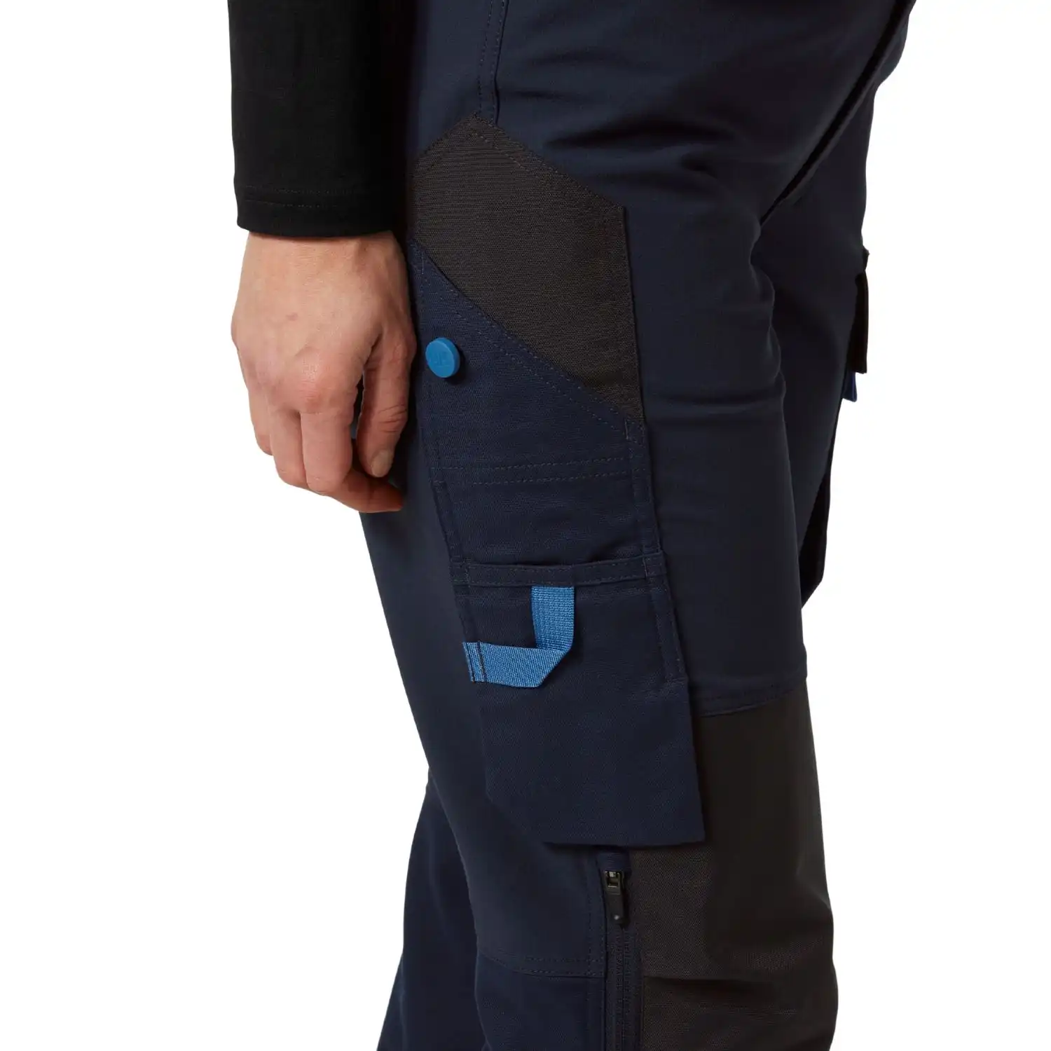 Damen Stretch Bundhose "W LUNA 4X HH CONNECT™" in marine/dunkelgrau, C44 - Thumbnail 5