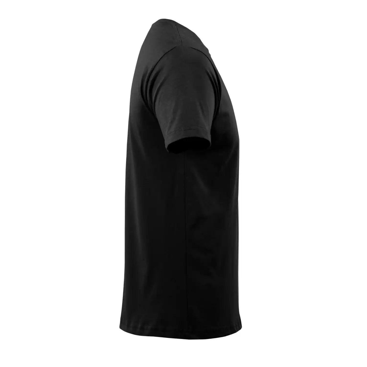 T-Shirt "CALAIS" Crossover in vollschwarz, XXL - Thumbnail 4