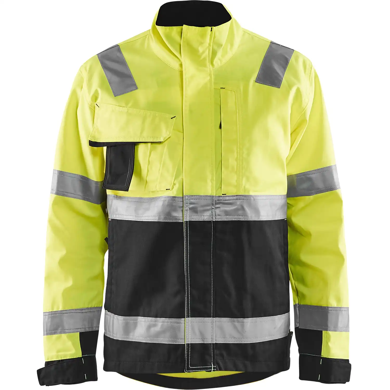 Warnschutz Bundjacke "4064" in gelb/schwarz, XXL - Thumbnail 1
