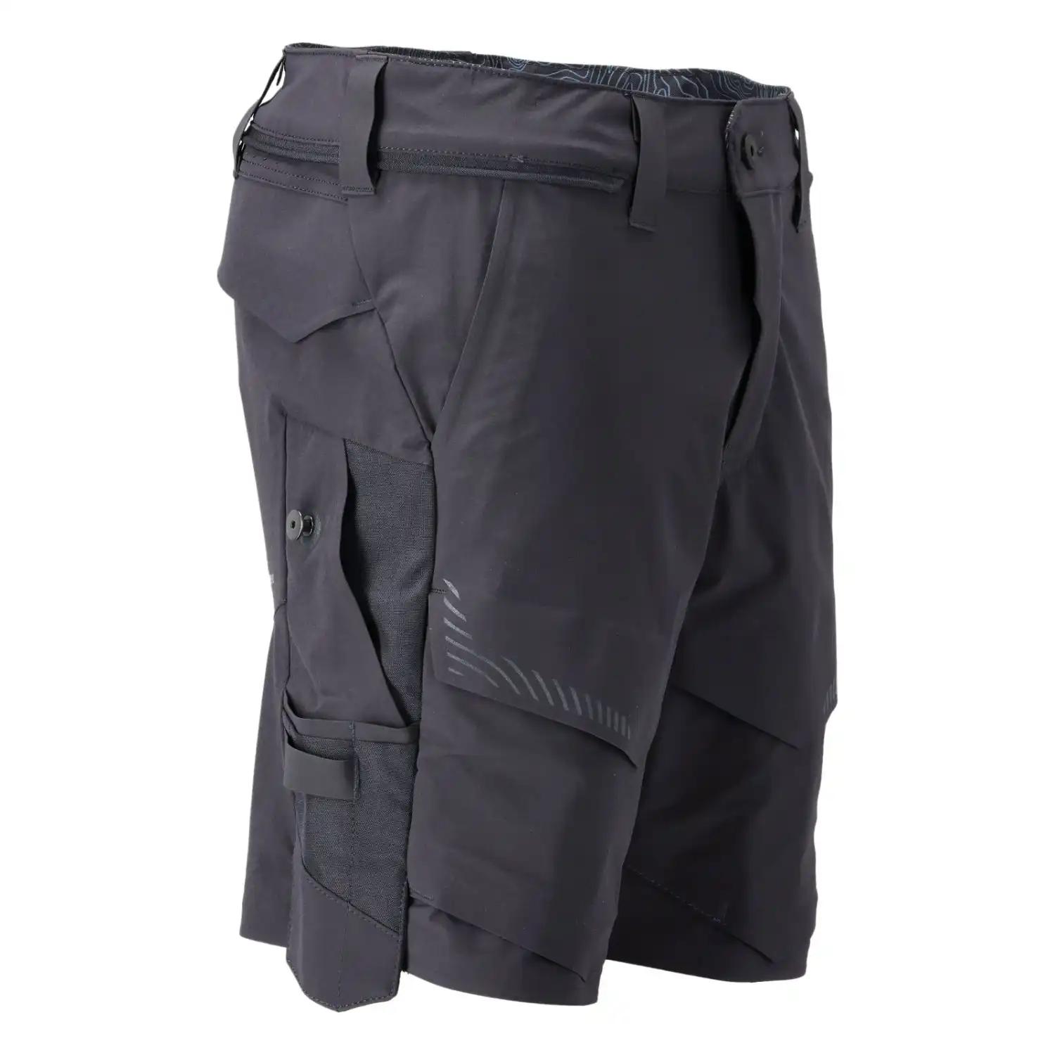 Stretch-Shorts "22149-605" Customized in schwarzblau, 24C50 - Thumbnail 4