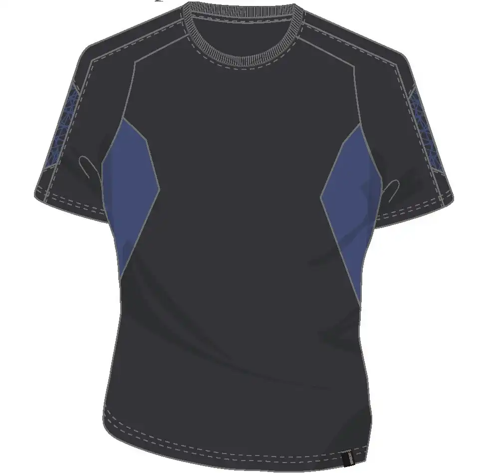Damen T-Shirt "ACCELERATE" in schwarzblau/azurblau, XS - Bild 1