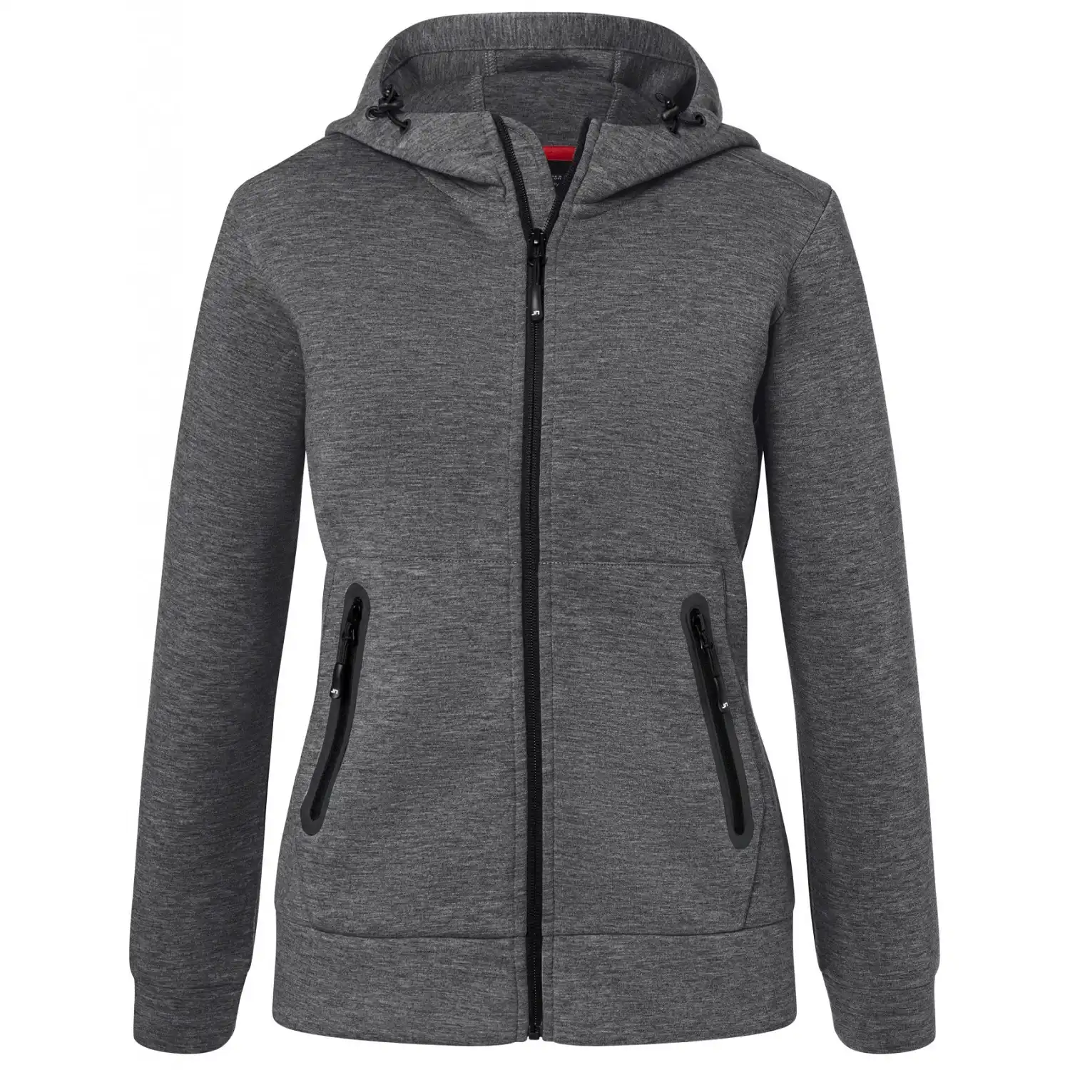 Damen Kapuzenjacke "JN1143" in dark-melange, L - Bild 1