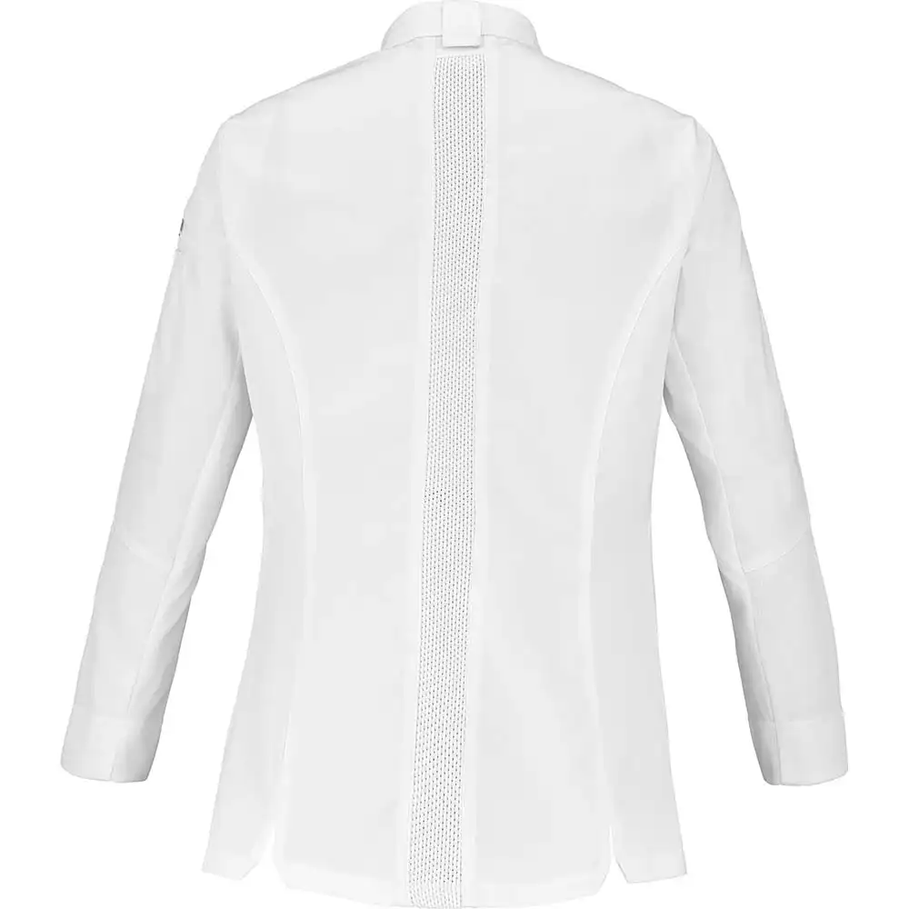 Damen Kochjacke "NUTMEG2" in L, Weiß - Thumbnail 3