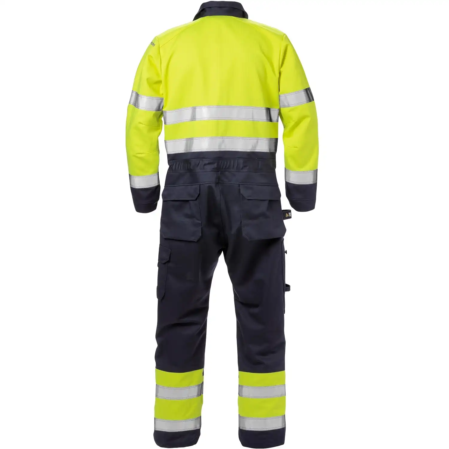 Multinorm Overall "8084 FLAM" Flame marine/gelb in XL - Thumbnail 2