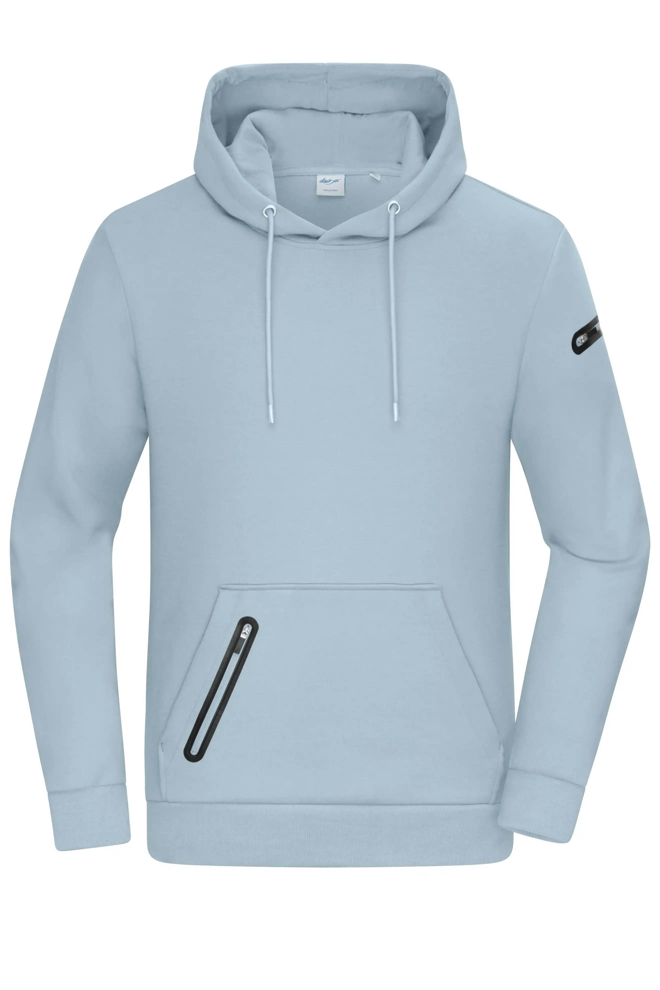 Herren Kapuzen-Sweatshirt "INTERLOCK" 8046 in blue, 3XL - Thumbnail 1