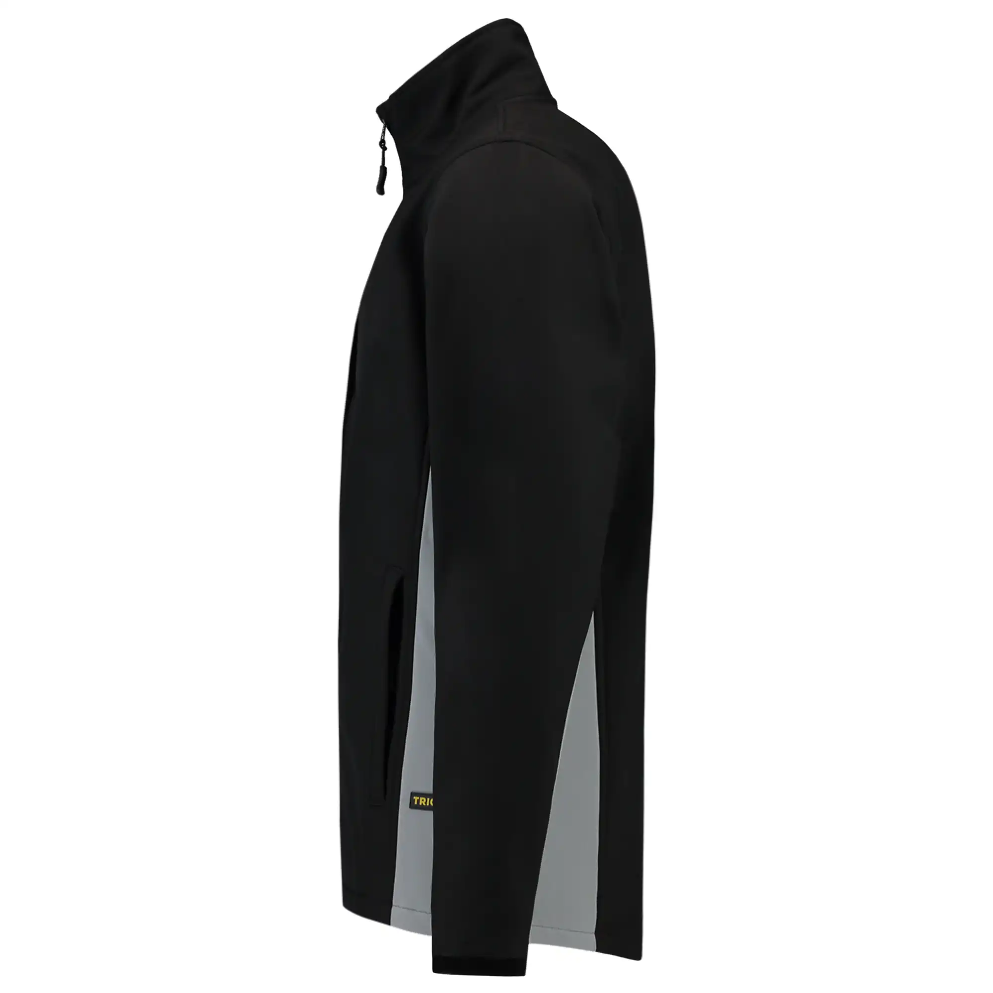 Softshelljacke Bicolor "402002" Workwear in black/grey, XS - Thumbnail 3