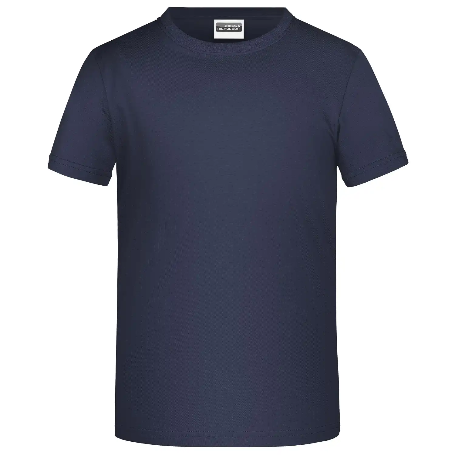 Kinder Basic T-Shirt Jungen "JN745" in navy, L - Bild 1