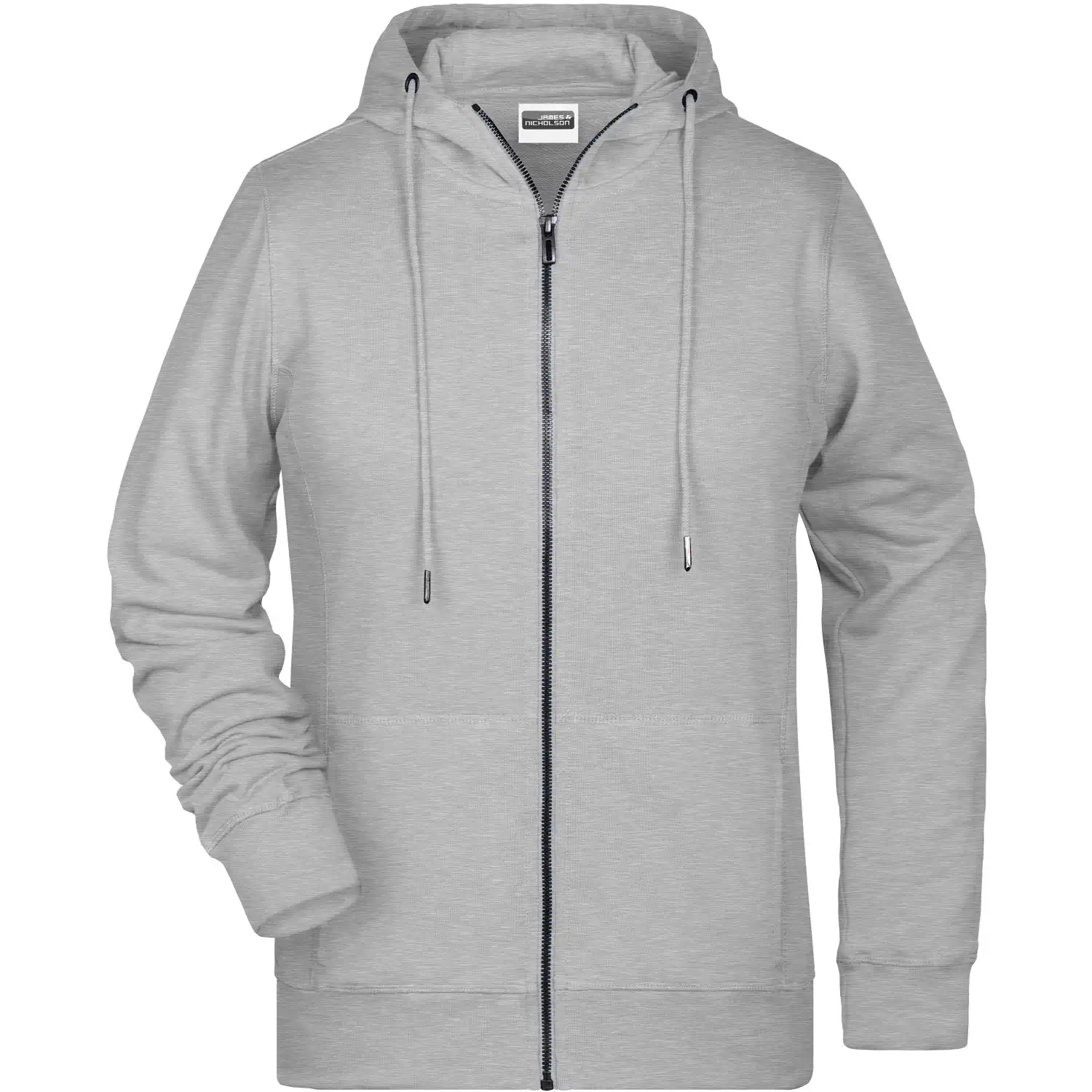 Damen Zip Hoody "8025" in grey-heather, S - Bild 1