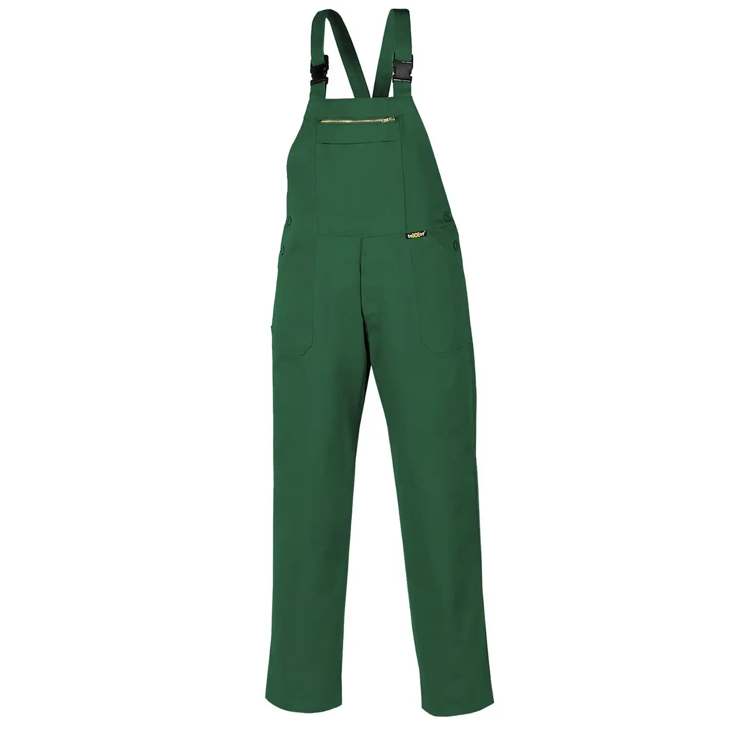 Latzhose 290g/m² "BASIC" Baumwolle in grün, 52 - Bild 1
