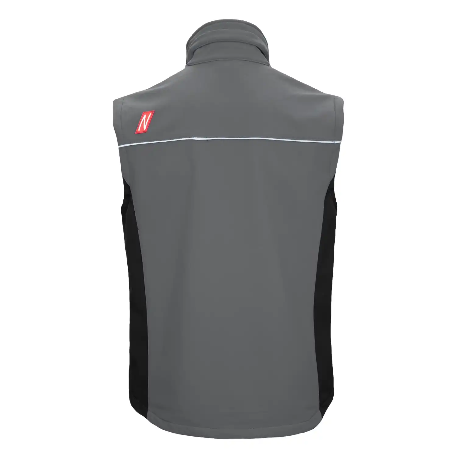 Softshellweste "MOTION TEX LIGHT" in grau/schwarz, L - Thumbnail 2
