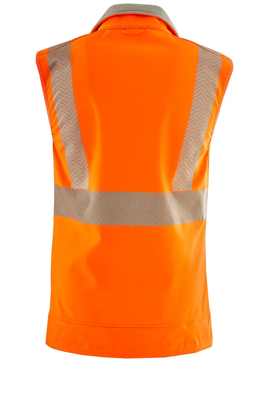 Warnschutz Softshell-Weste "PARAMUS" in Orange, XXL - Thumbnail 2