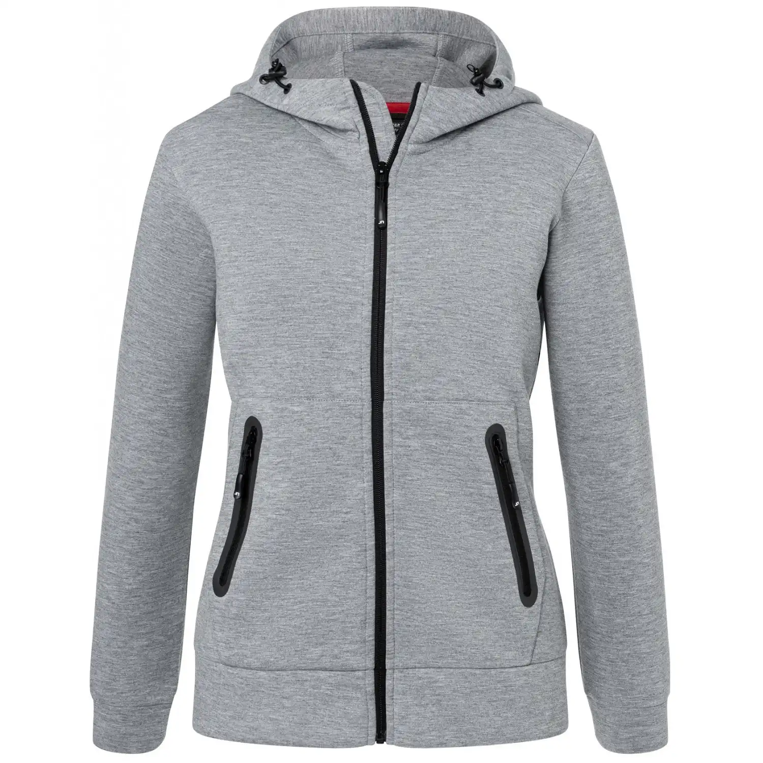 Damen Kapuzenjacke "JN1143" in light-melange, S - Bild 1