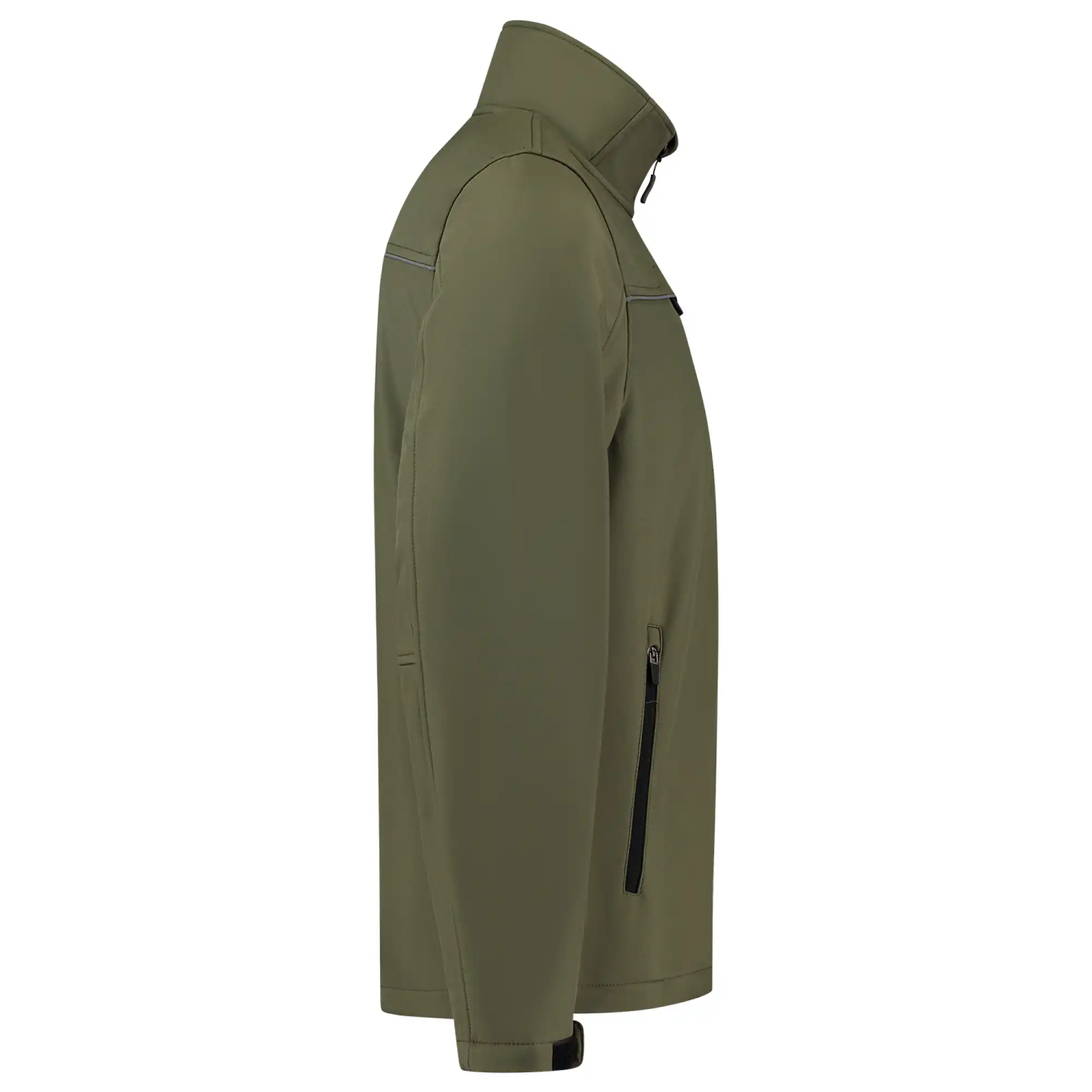Softshelljacke "402006" Exzellent Workwear TRICORP in army, L - Thumbnail 4