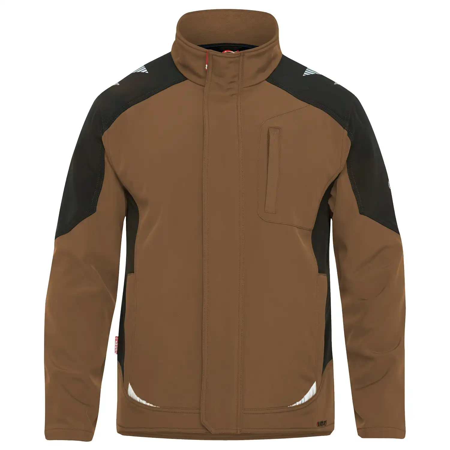 Softshelljacke "8810-229" Galaxy in braun/schwarz, L - Bild 1