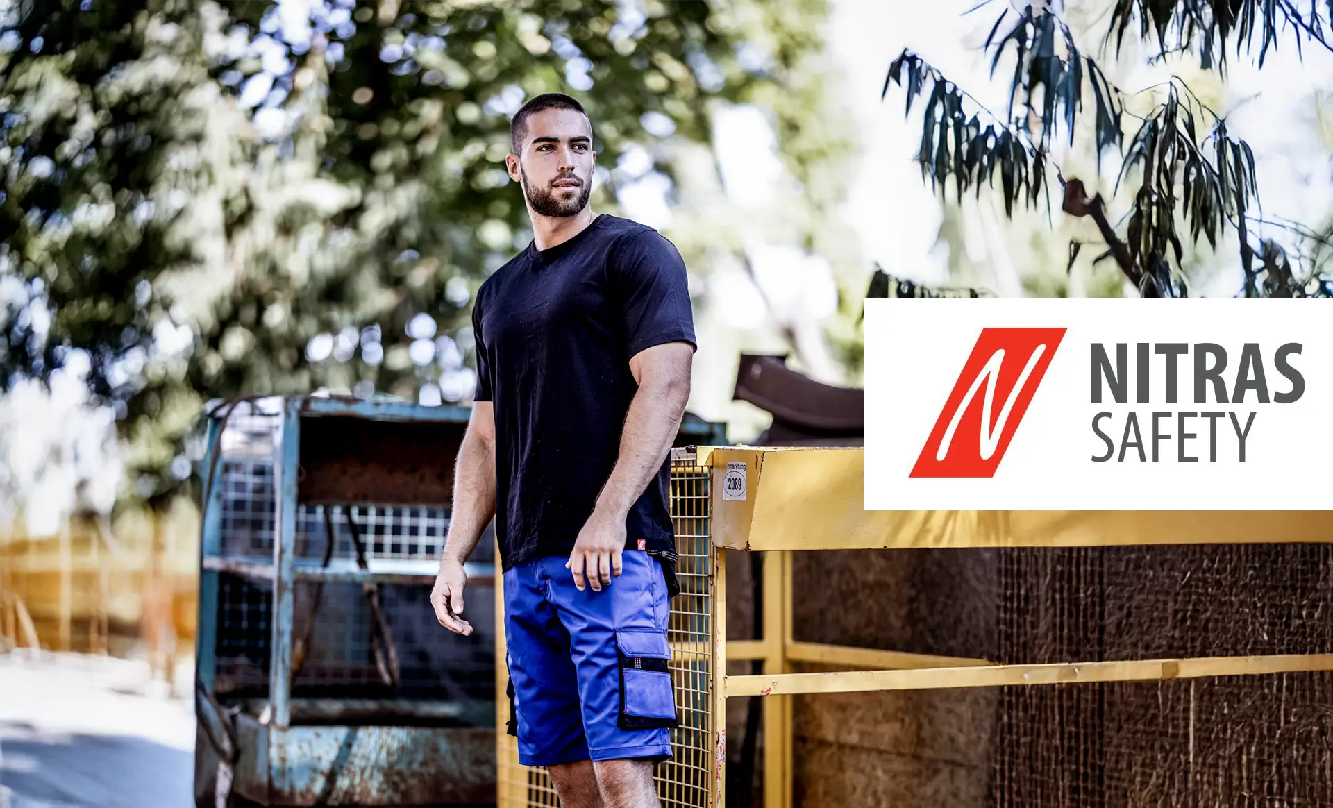 Nitras Herren Slider T-Shirt Promo 2025