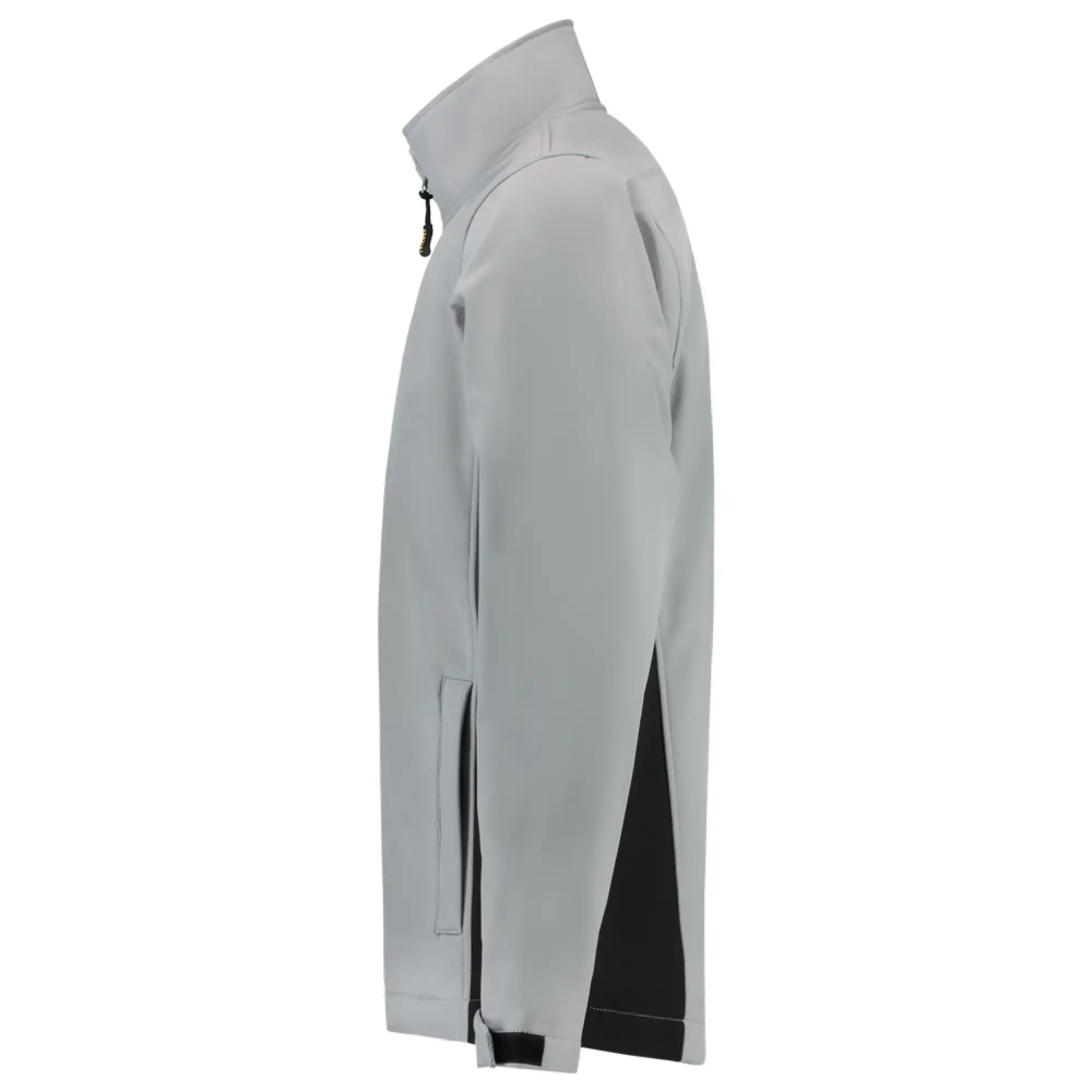Softshelljacke Bicolor "402002" Workwear in grey/black, XS - Thumbnail 3