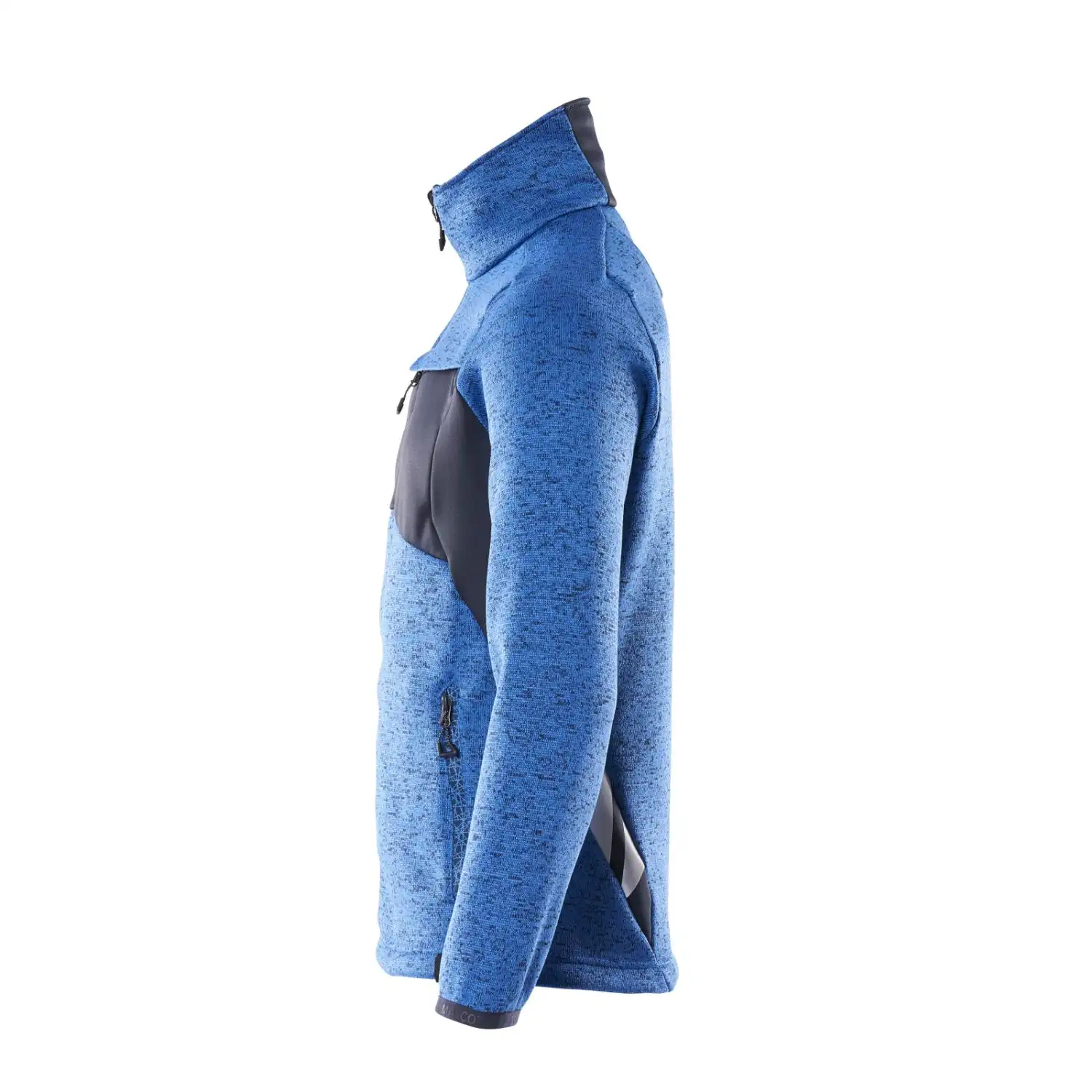 Strickjacke "ACCELERATE" in azurblau/schwarzblau, XS - Thumbnail 3
