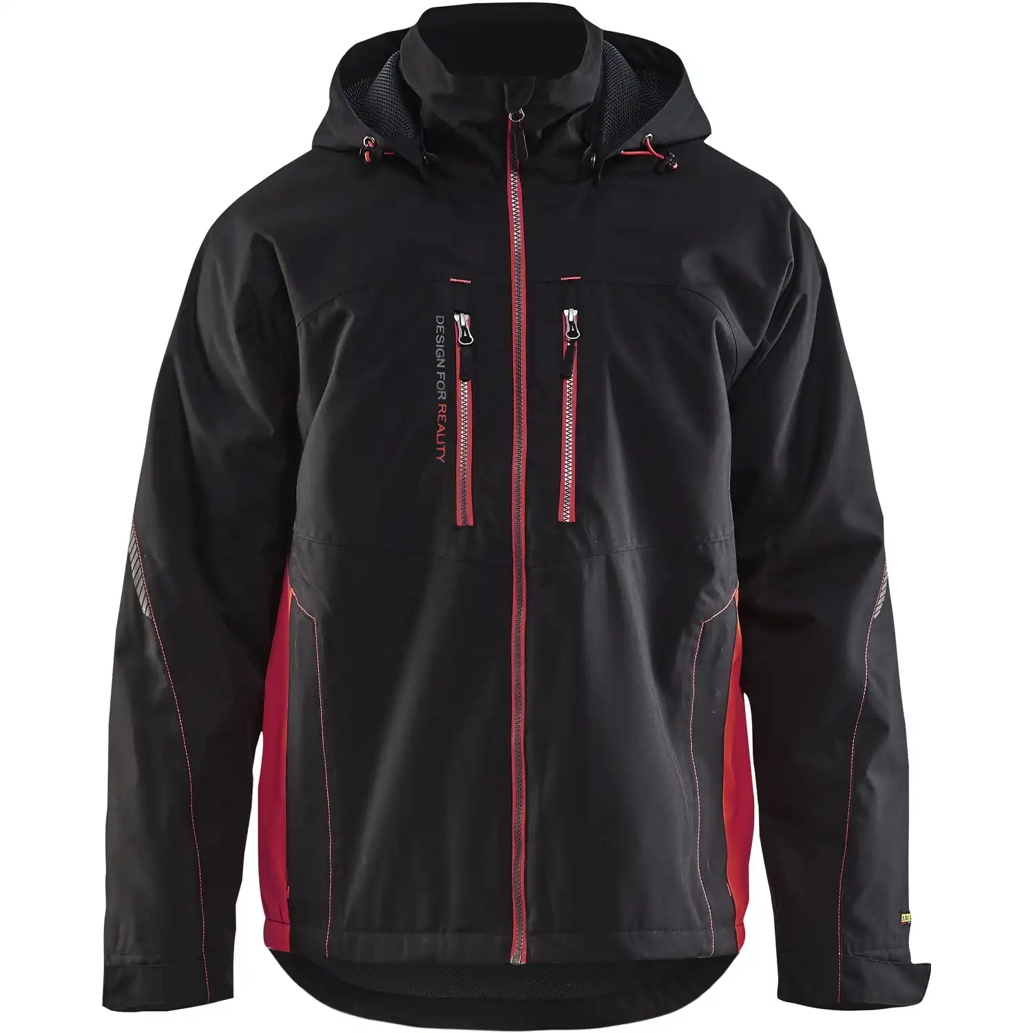 Funktions Winterjacke "4890" in schwarz/rot, XL - Thumbnail 1