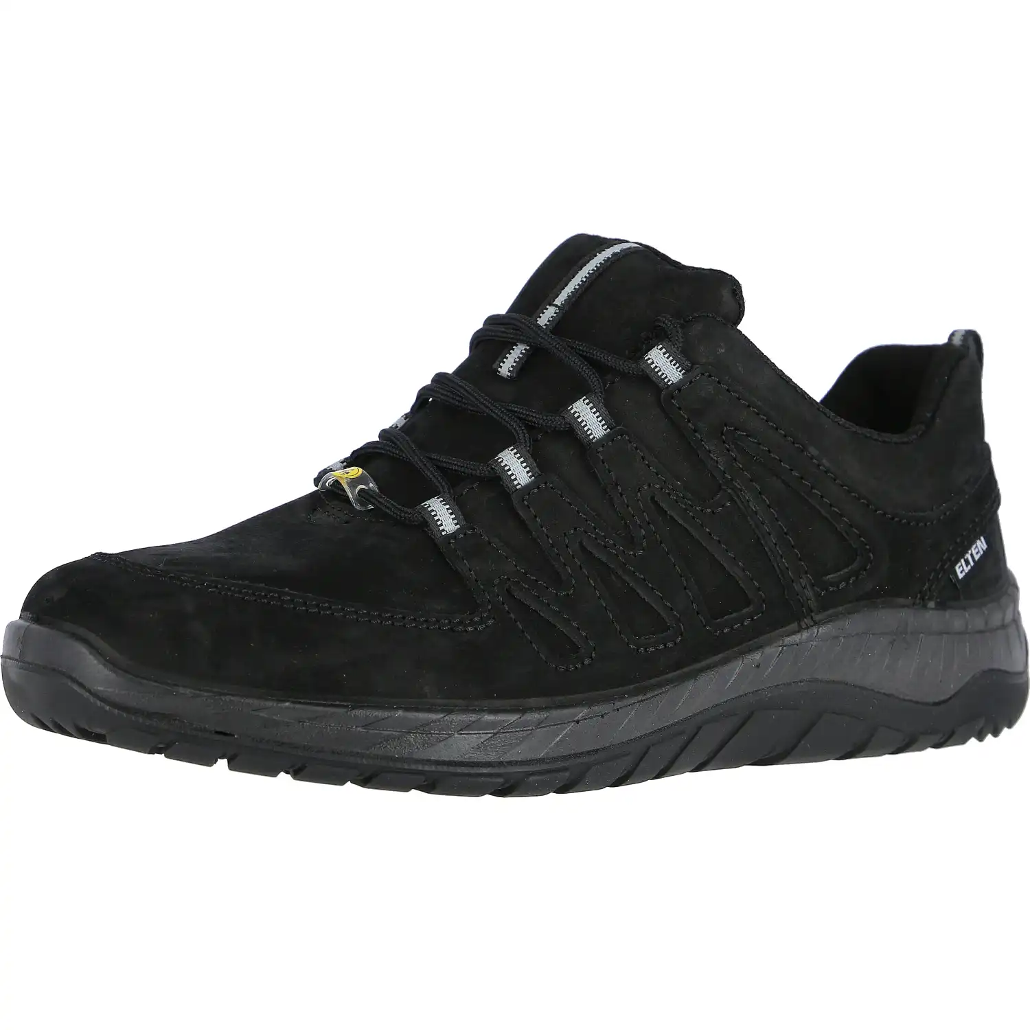 Berufshalbschuhe O2 "MADDOX BLACK LEATHER LOW" ESD  in 36 - Thumbnail 1