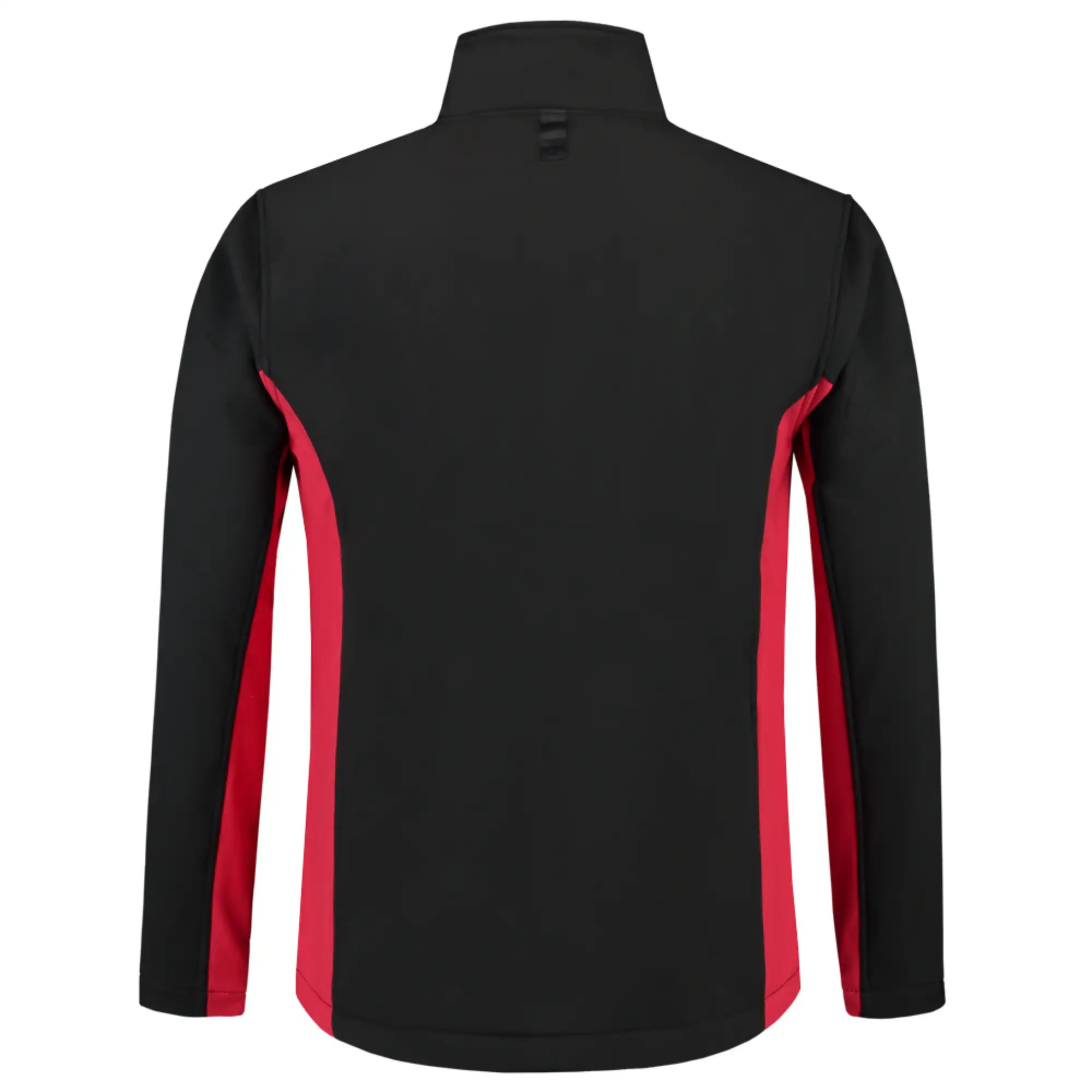 Softshelljacke Bicolor "402002" Workwear in black/red, XS - Thumbnail 2