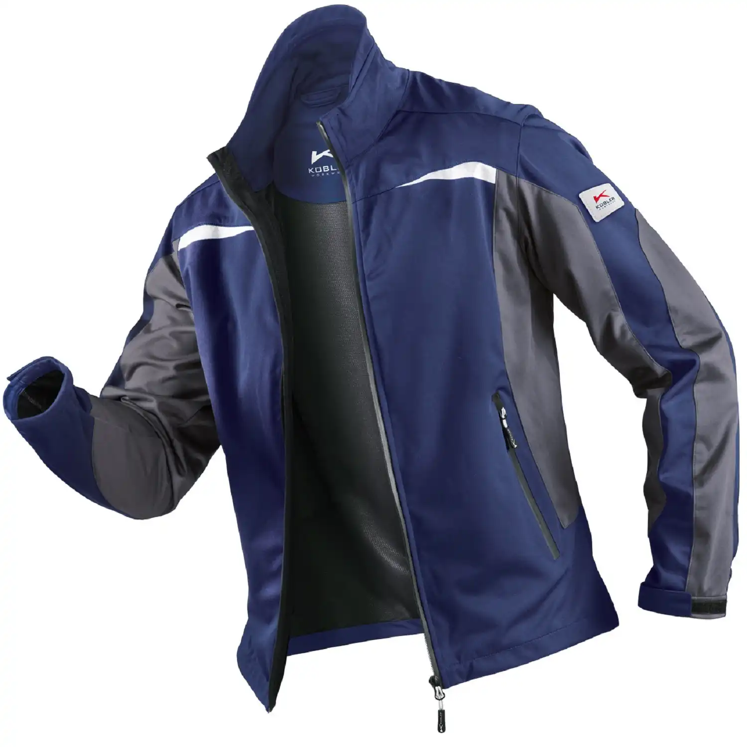 Ultrashell-Wetterjacke "1141" WEATHER in dunkelblau/anthrazit, L - Bild 1