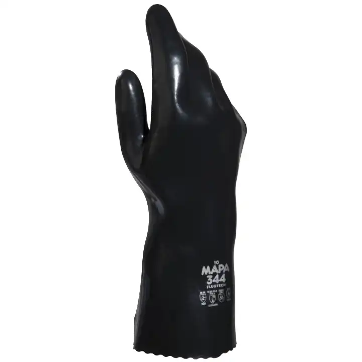 Fluorelastomere Chemie-Handschuhe "FLUOTEX" in 9 (L) - Bild 1