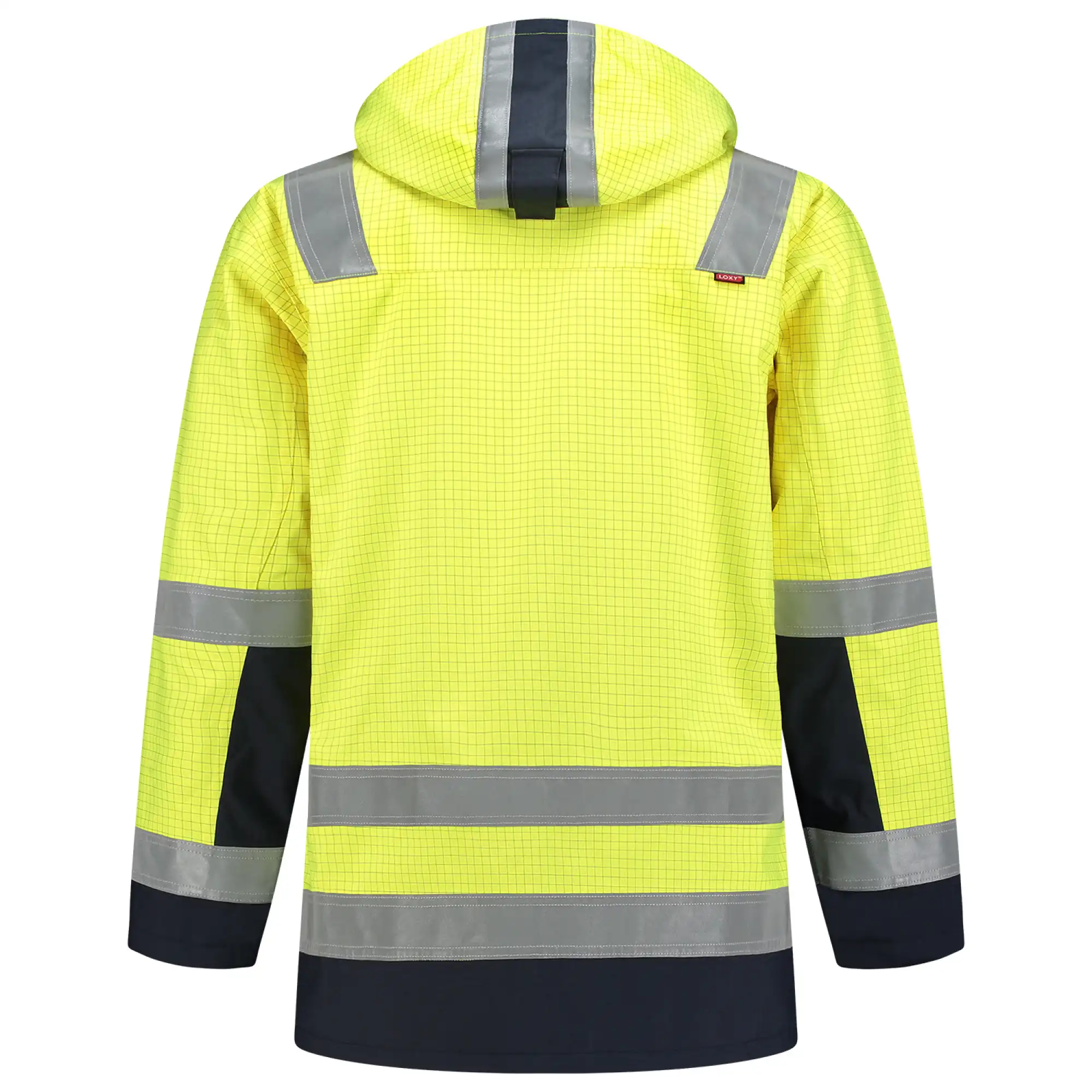 Multinorm Regenparka "403009" Safety yellow/ink in L - Thumbnail 2