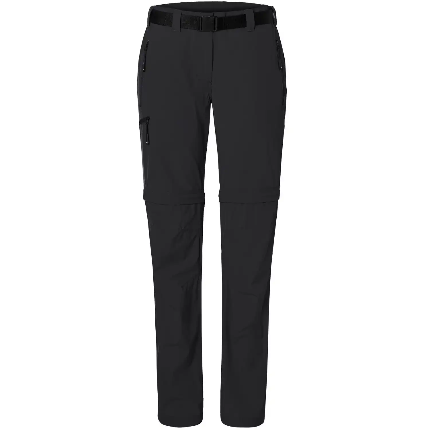 Zip-Off Hose "JN1202" - James & Nicholson® in black, M - Bild 1