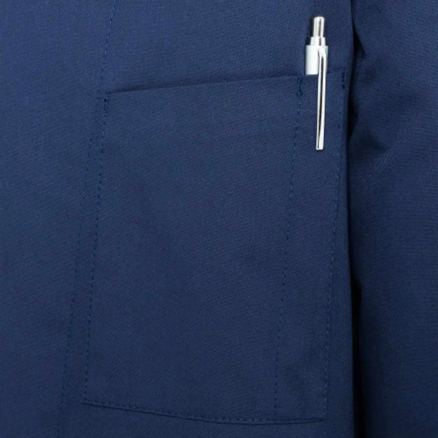 Herren Kochjacke Lars "JM 14" in marine, 72 - Thumbnail 5