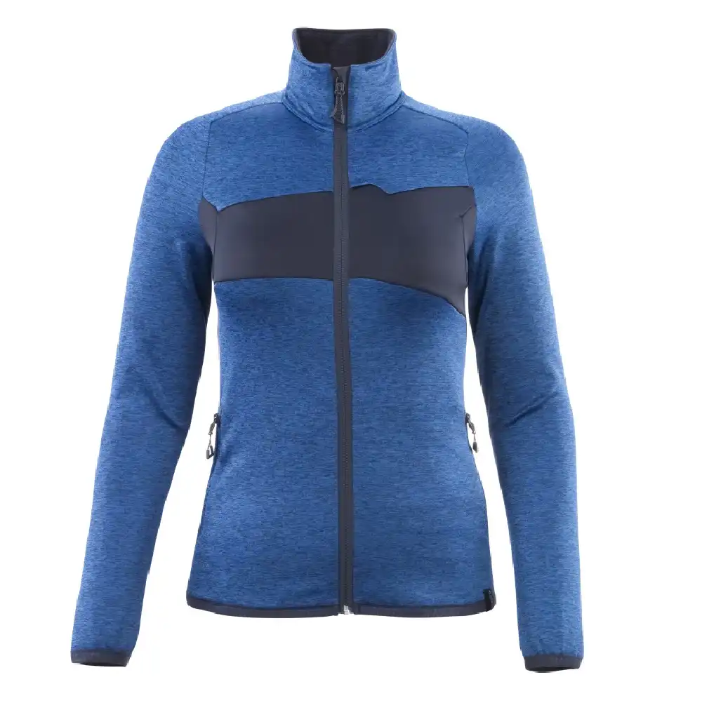 Damen Fleecejacke "ACCELERATE" in azurblau/schwarzblau, L - Bild 1