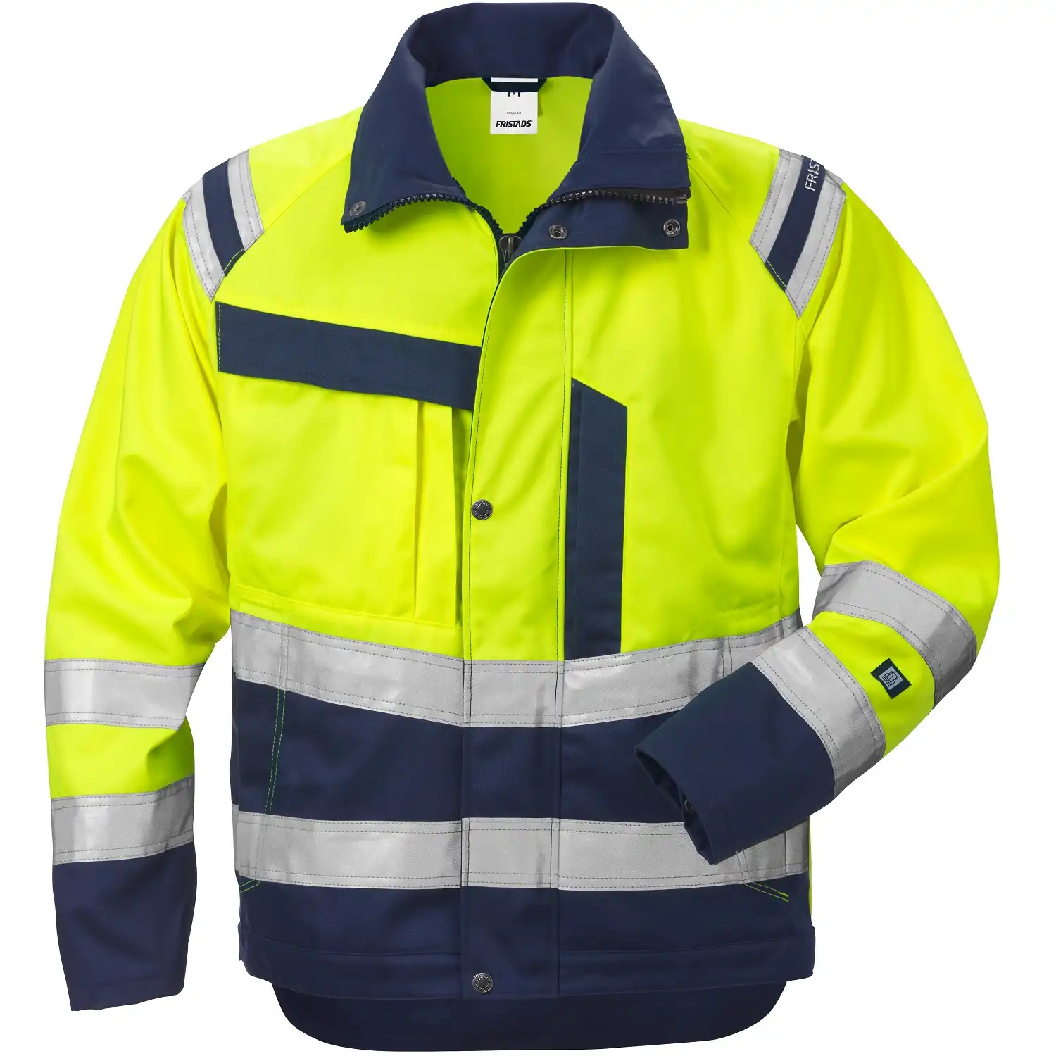 Warnschutz Bundjacke "4026 PLU" in gelb/marine, S - Thumbnail 1
