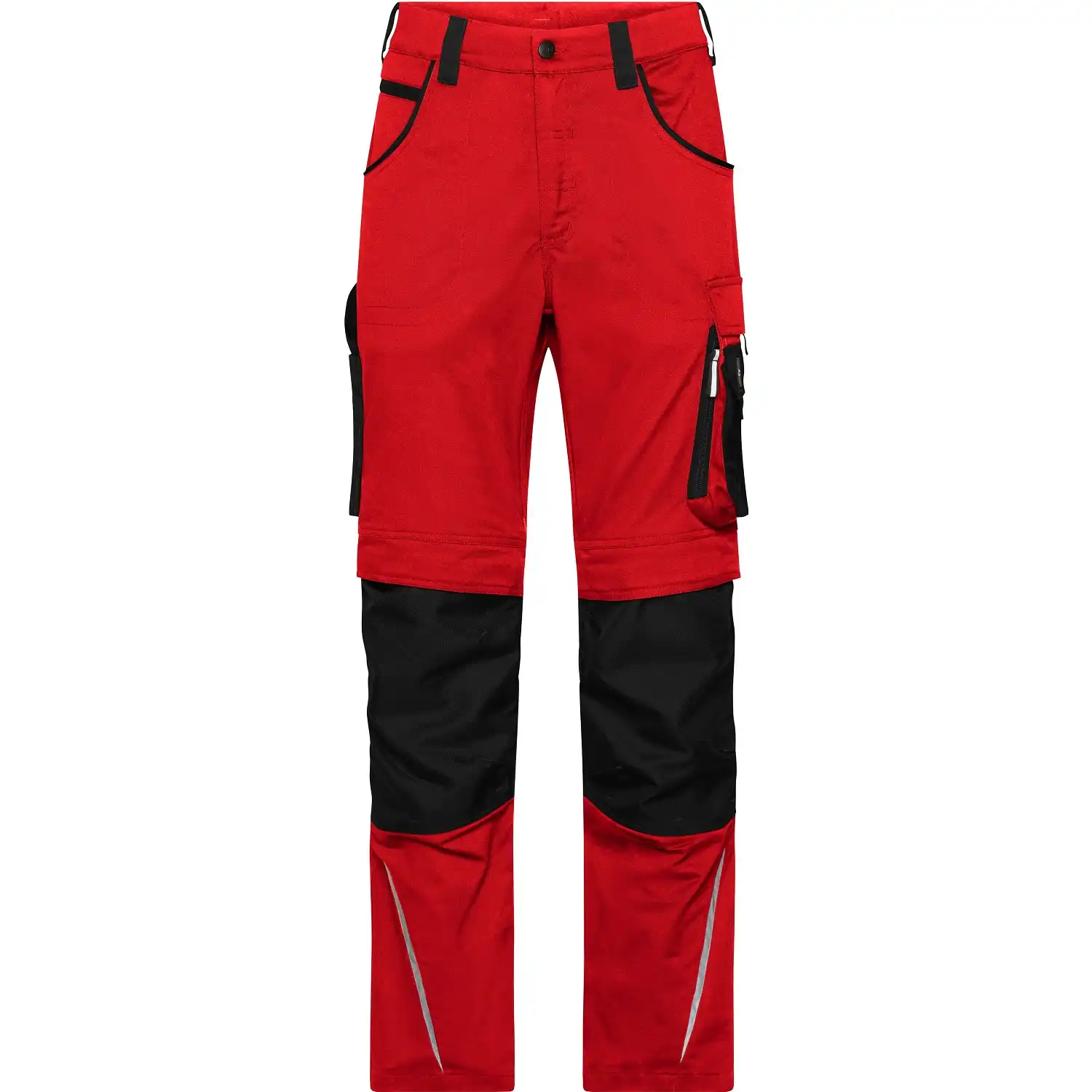 Bundhose "JN1832" Slim Line in red/black, 102 - Bild 1