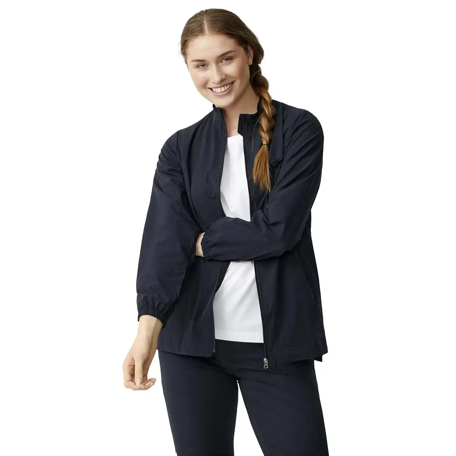 Unisex Stretch Bundjacke "13070" in dunkelmarine, XS - Thumbnail 3