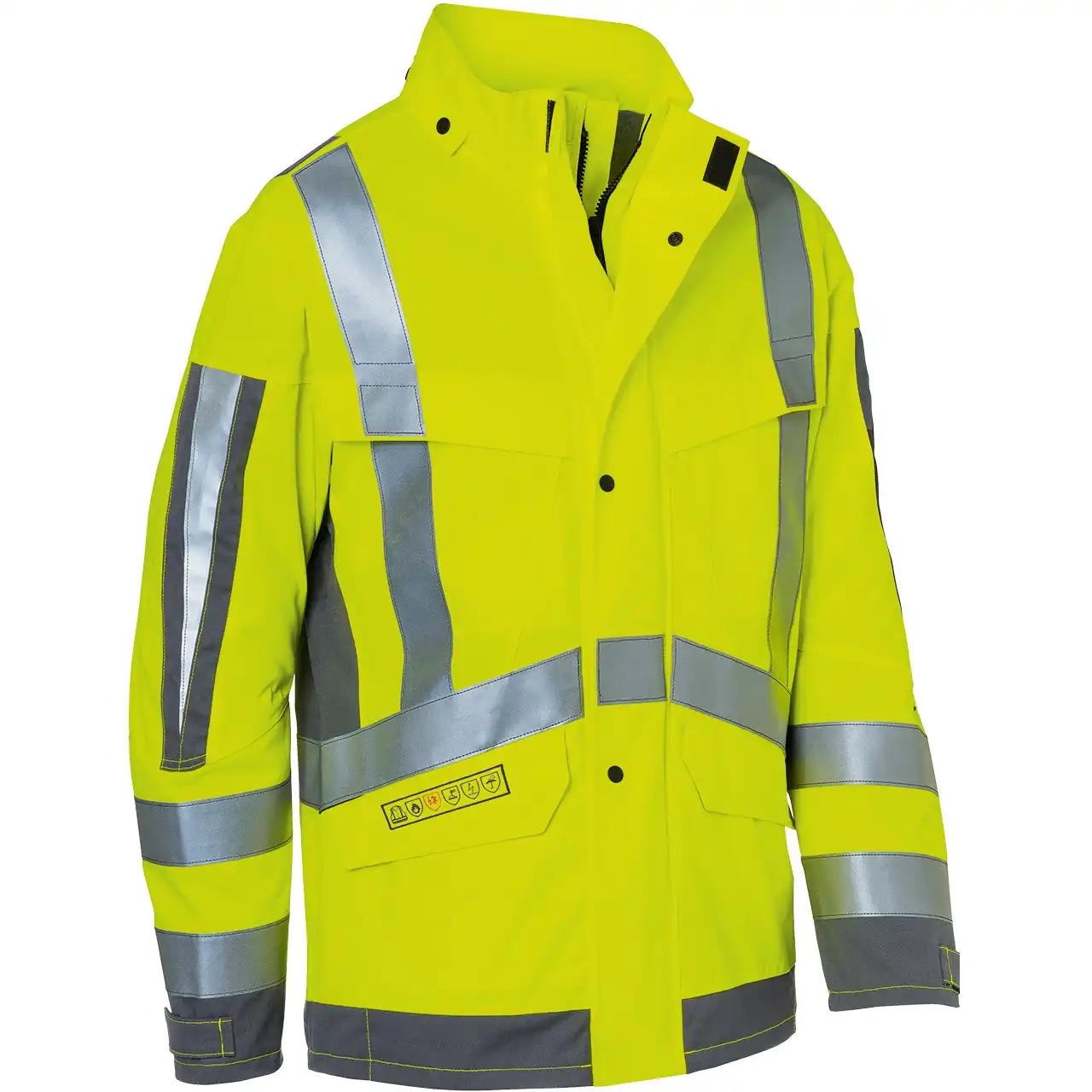 Multinorm Wetterjacke "PROTECTIQ HIGH VIS" arc2 in warngelb/anthrazit, L - Thumbnail 1