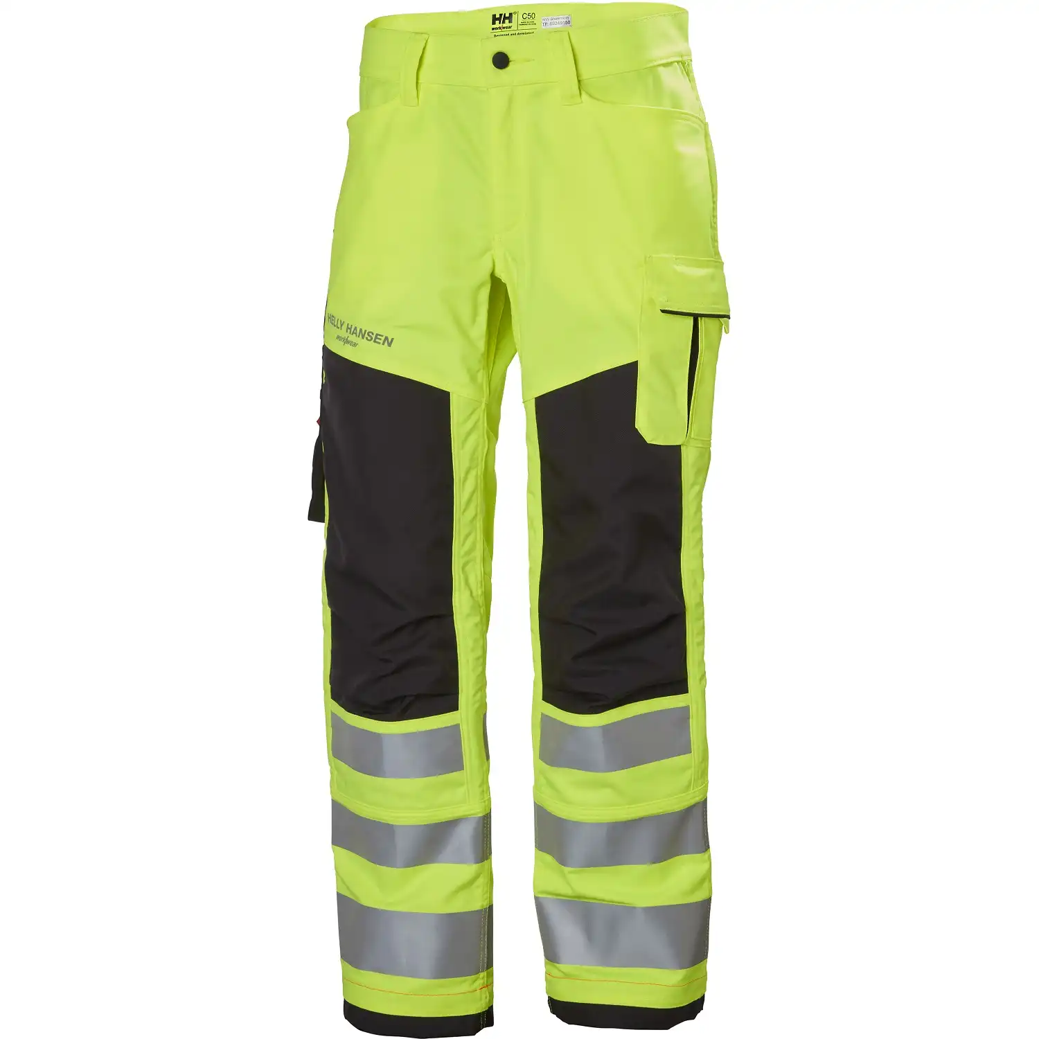 Warnschutz Bundhose Kl. 2 "ALNA 2.0" in gelb/schwarz, C44 - Thumbnail 1
