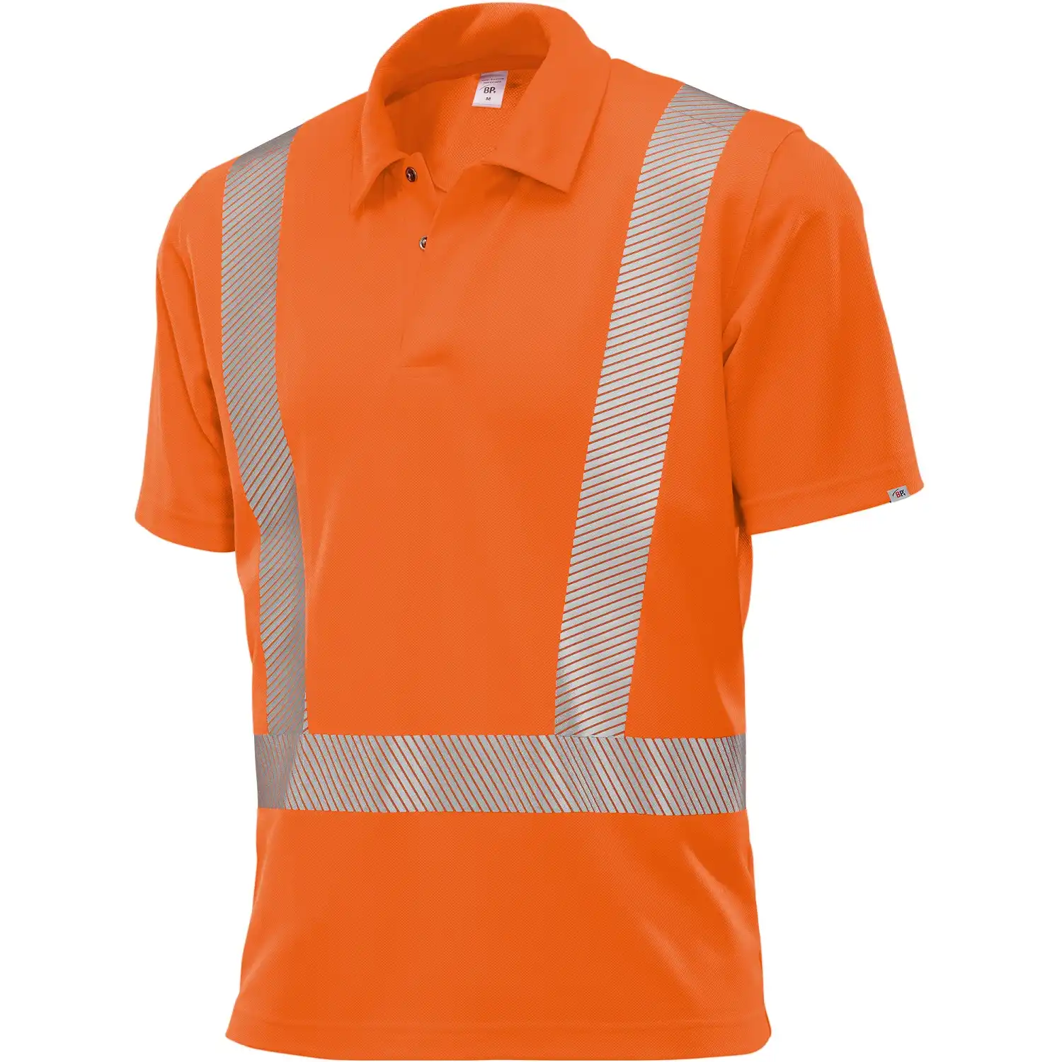 Warnschutz Polo-Shirt "2132-260" Hi-Vis Comfort in warnorange, M - Bild 1