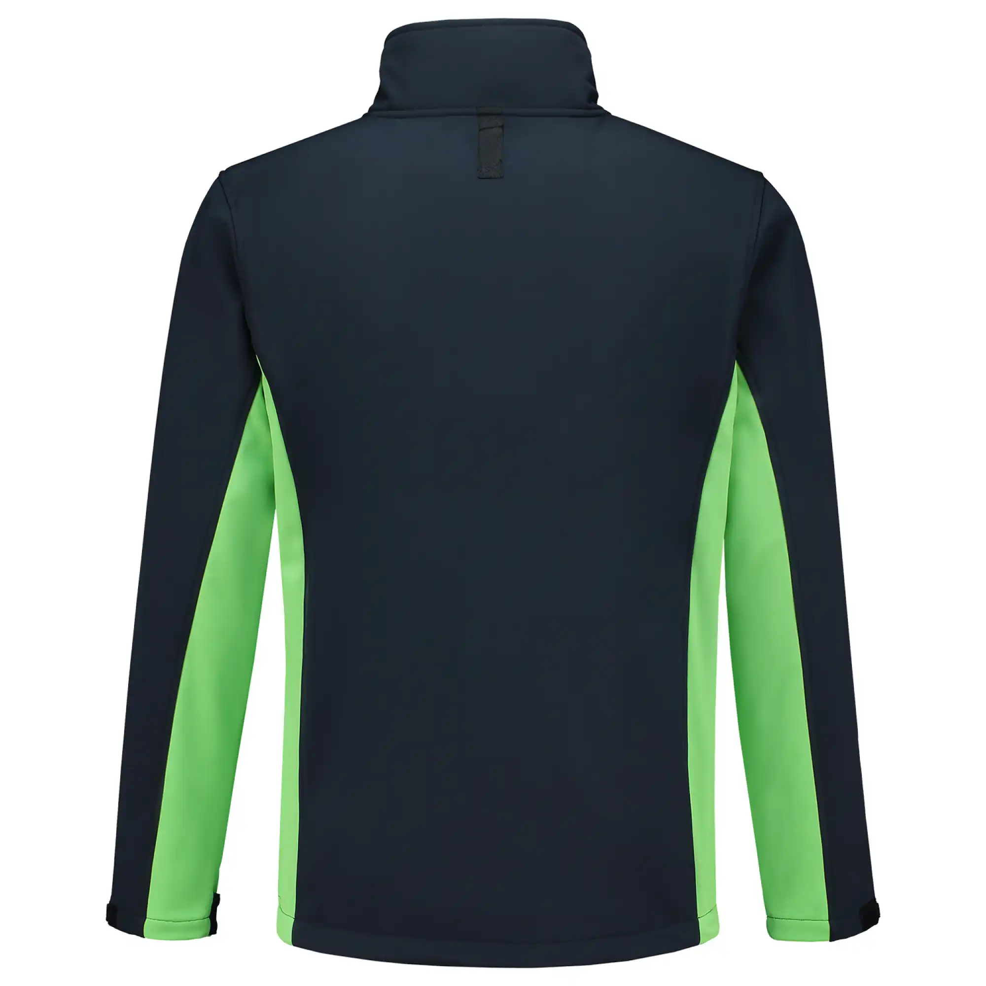 Softshelljacke Bicolor "402002" Workwear in 5XL, navy/lime - Thumbnail 2