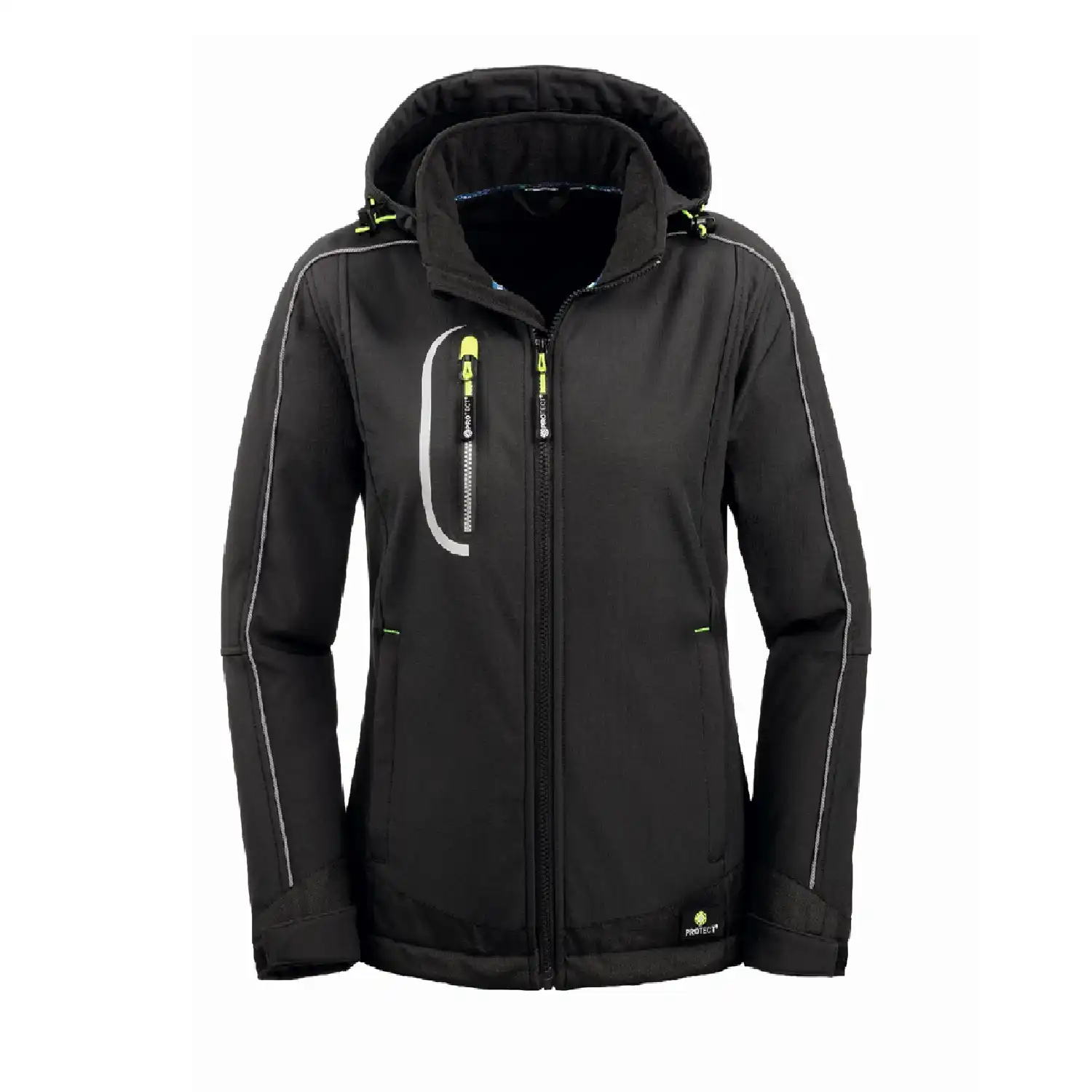 Damen Softshelljacke "MARYLAND" schwarz in 44 - Thumbnail 1