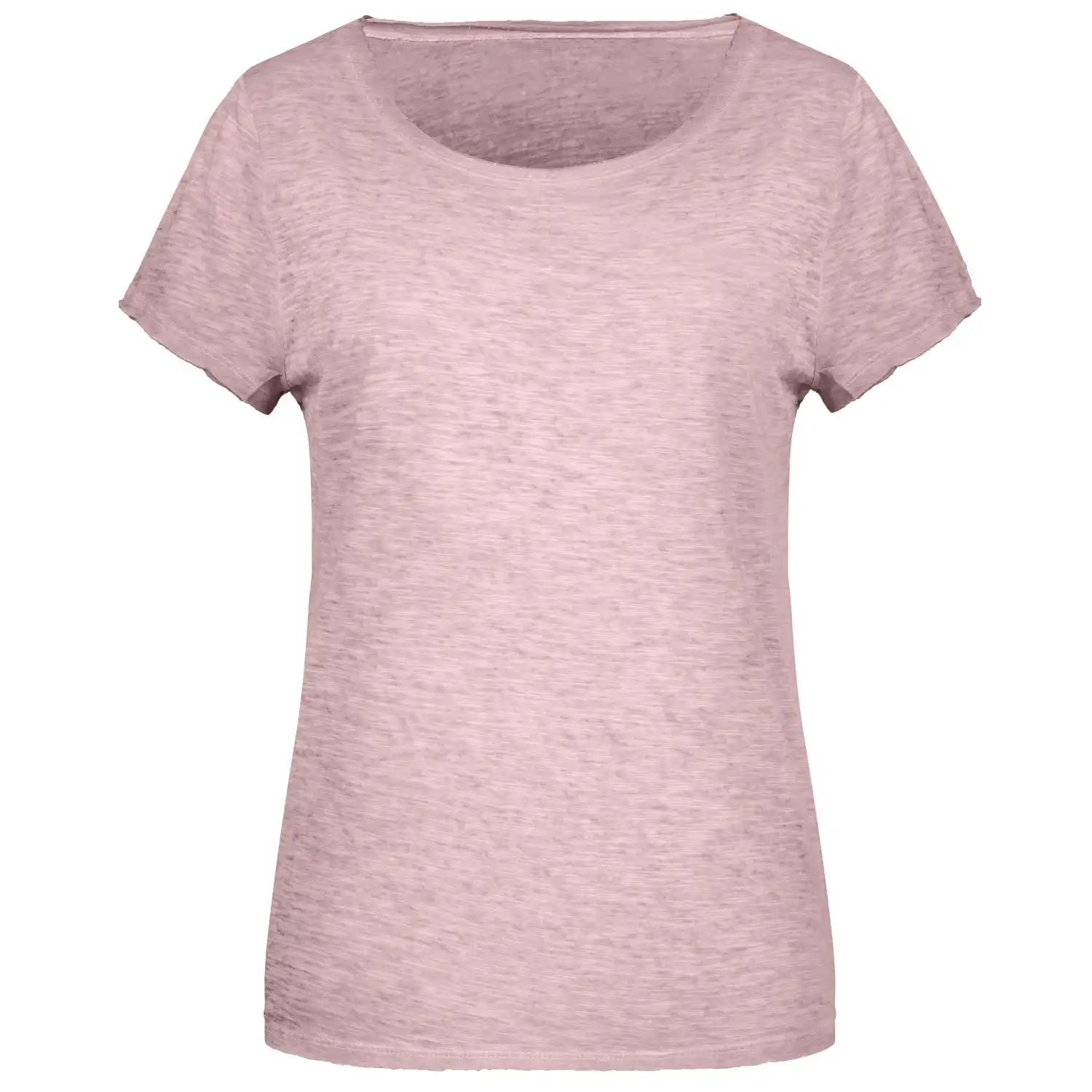 Damen Slub T-Shirt "8015" in soft-pink, XS - Bild 1