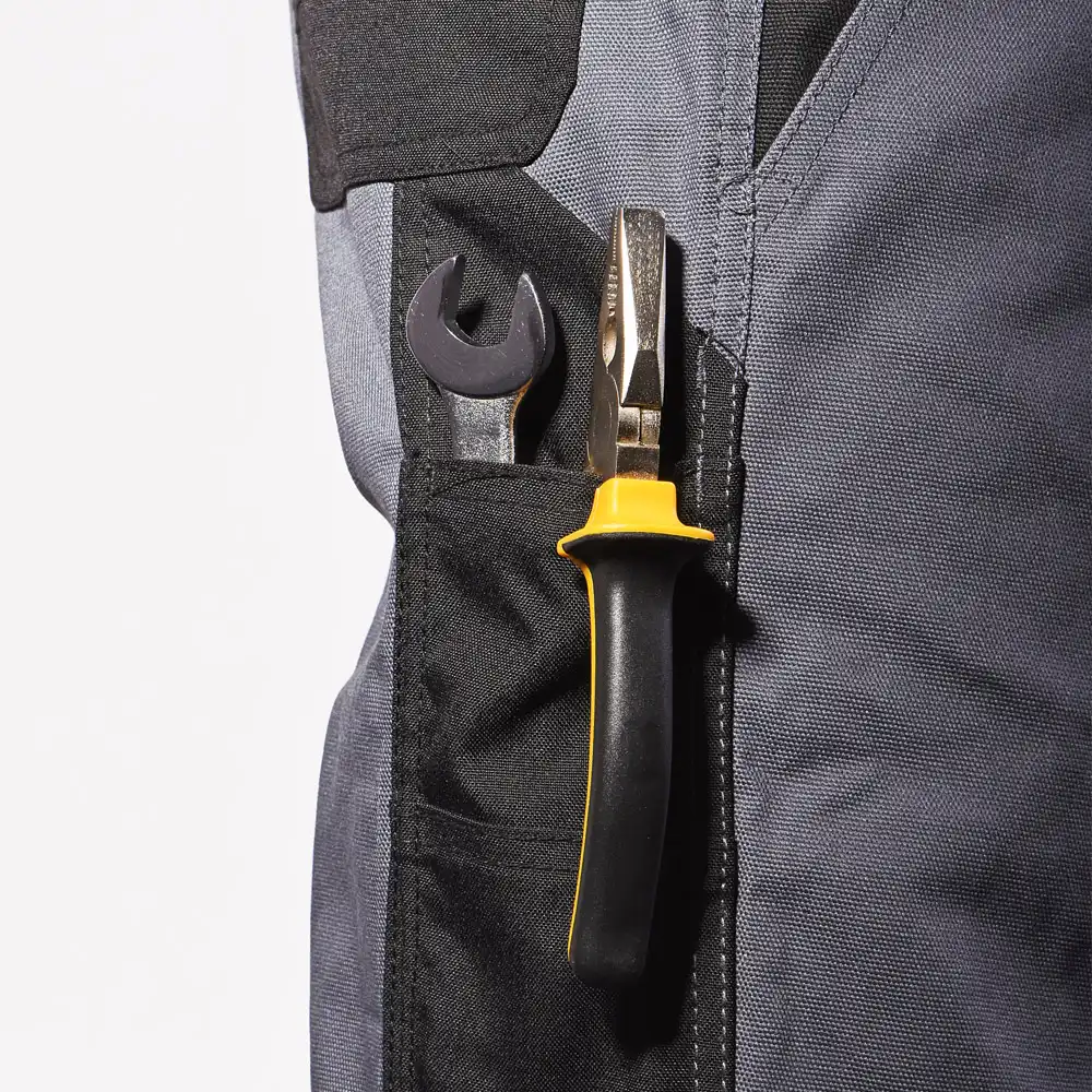 Bundhose 2in1 320g/m² "CANVAS" Cordura in grau, 48 - Thumbnail 5