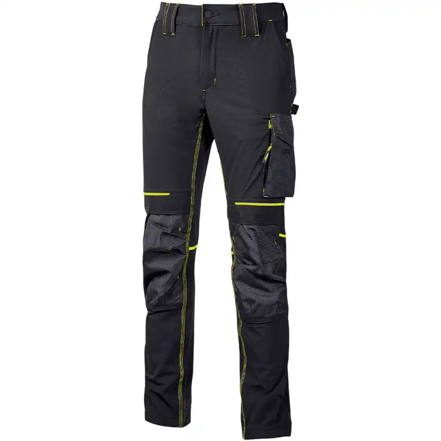 Stretch Bundhose "ATOM LONG" Performance in black carbon, S (DE size: XS) - Bild 1