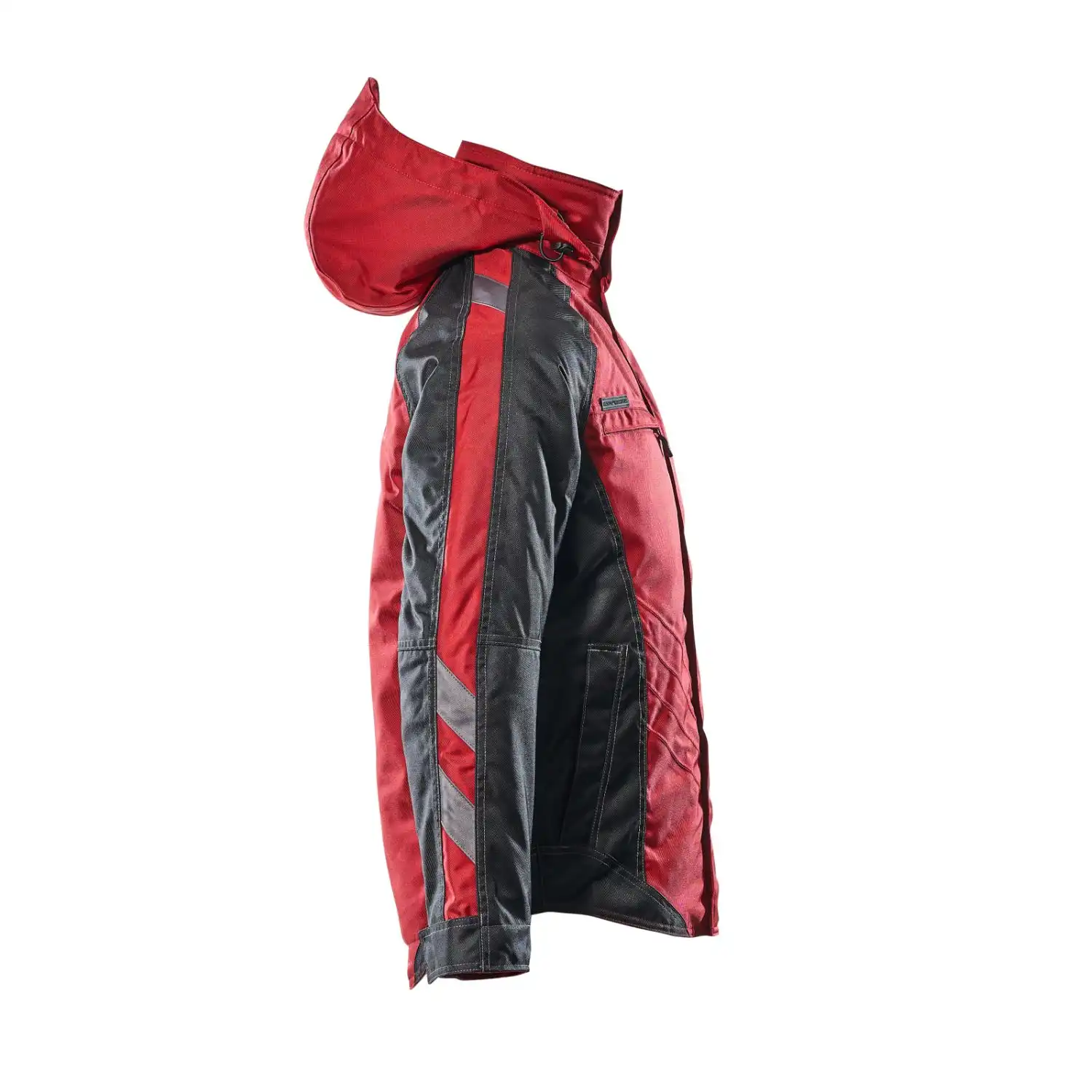 Pilotjacke "FRANKFURT" Unique mehrfarbig in rot/schwarz, XXL - Thumbnail 4