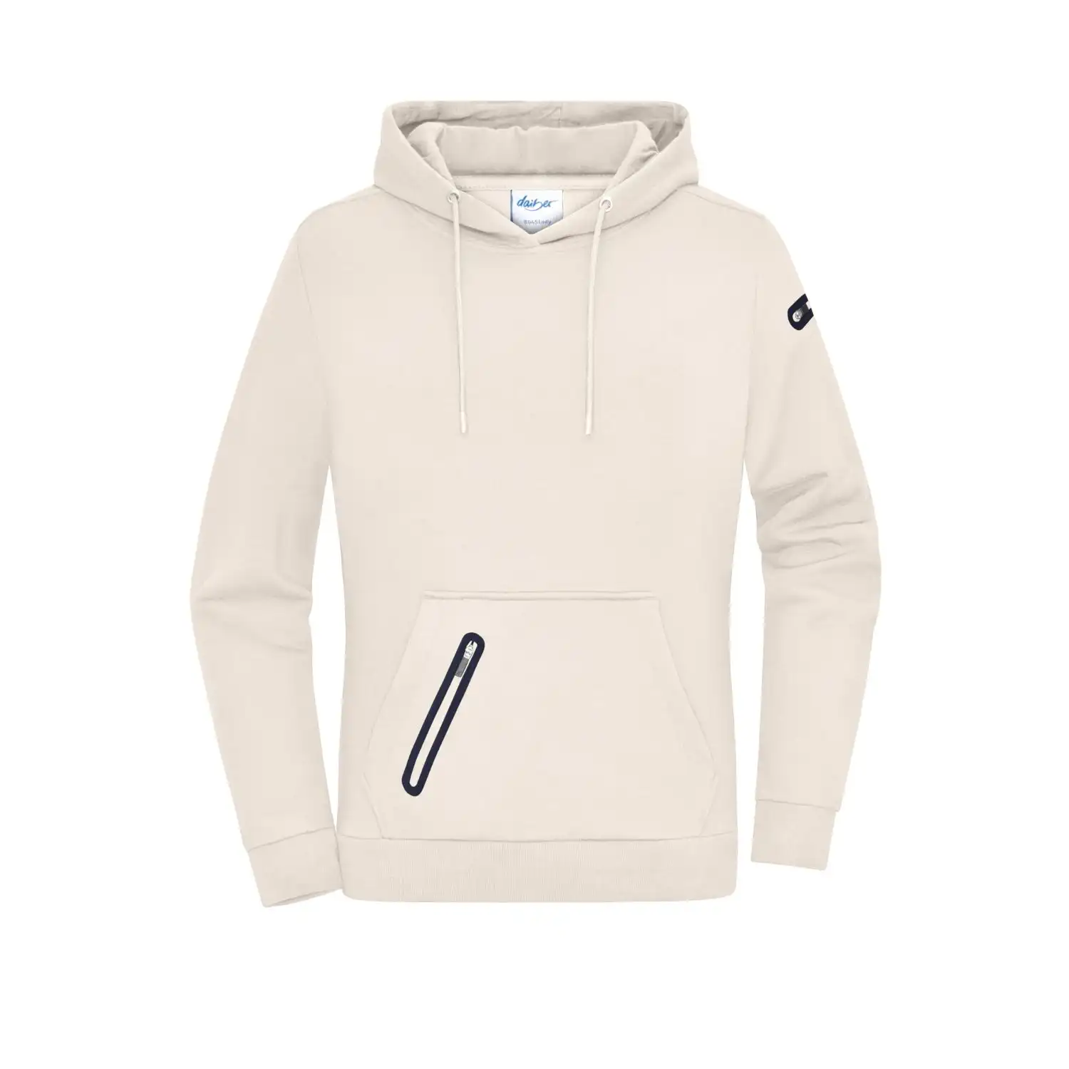 Damen Kapuzen-Sweatshirt "INTERLOCK" 8045 in sand, XL - Thumbnail 1