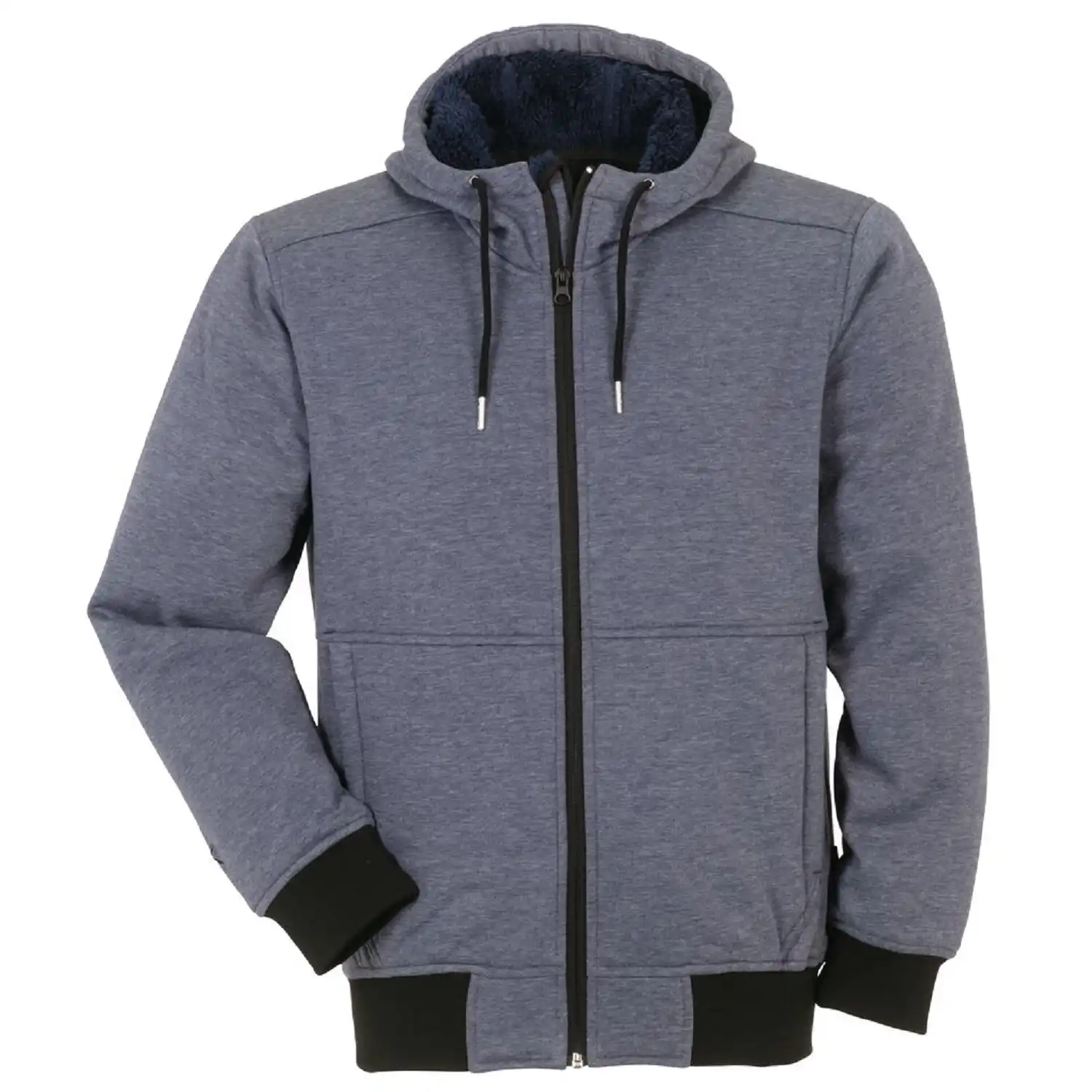 Kapuzenpullover "ICELAND HOODIE" Outdoor in marine, 5XL - Bild 1
